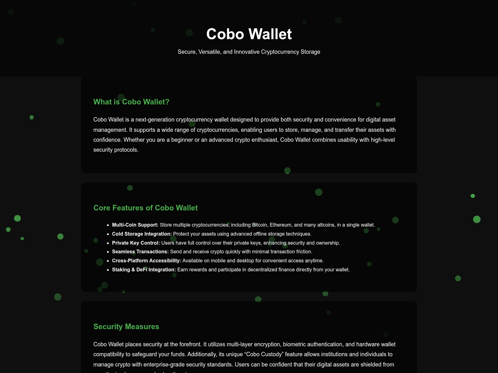 Screenshot of wallet-cobo-x.pages.dev