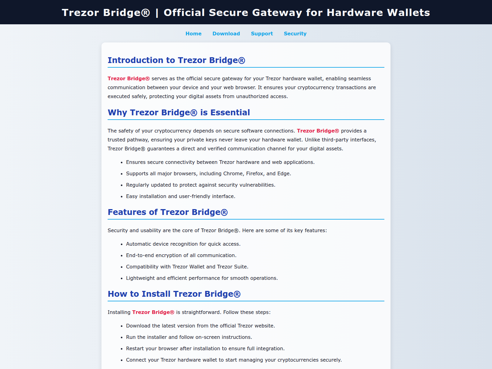 Screenshot of bridgee-tresor-app.pages.dev
