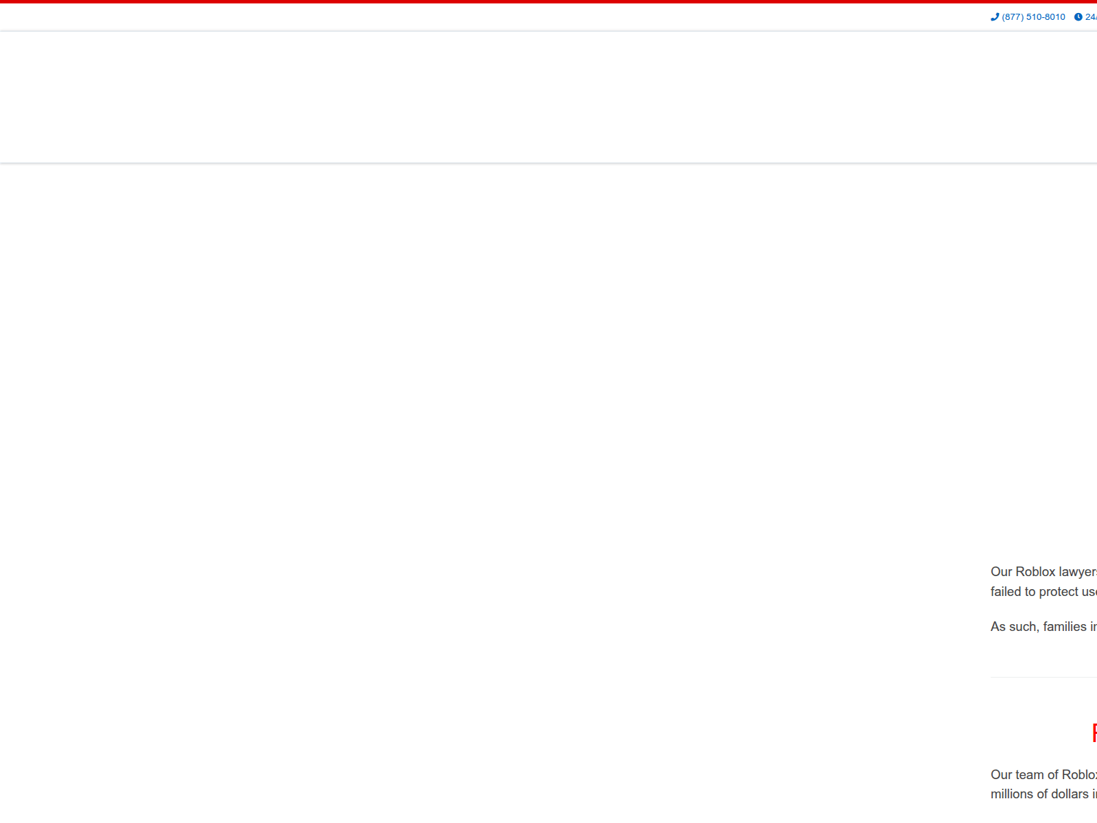 Screenshot of www.roblox-lawyer.com