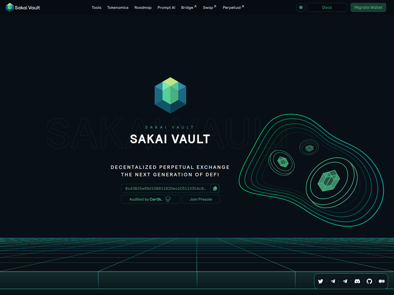 Screenshot of sakaivault-migration.pages.dev