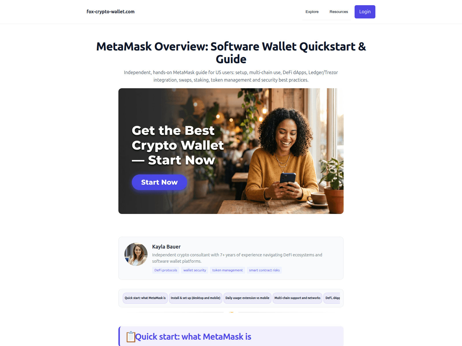 Screenshot of fox-crypto-wallet.com