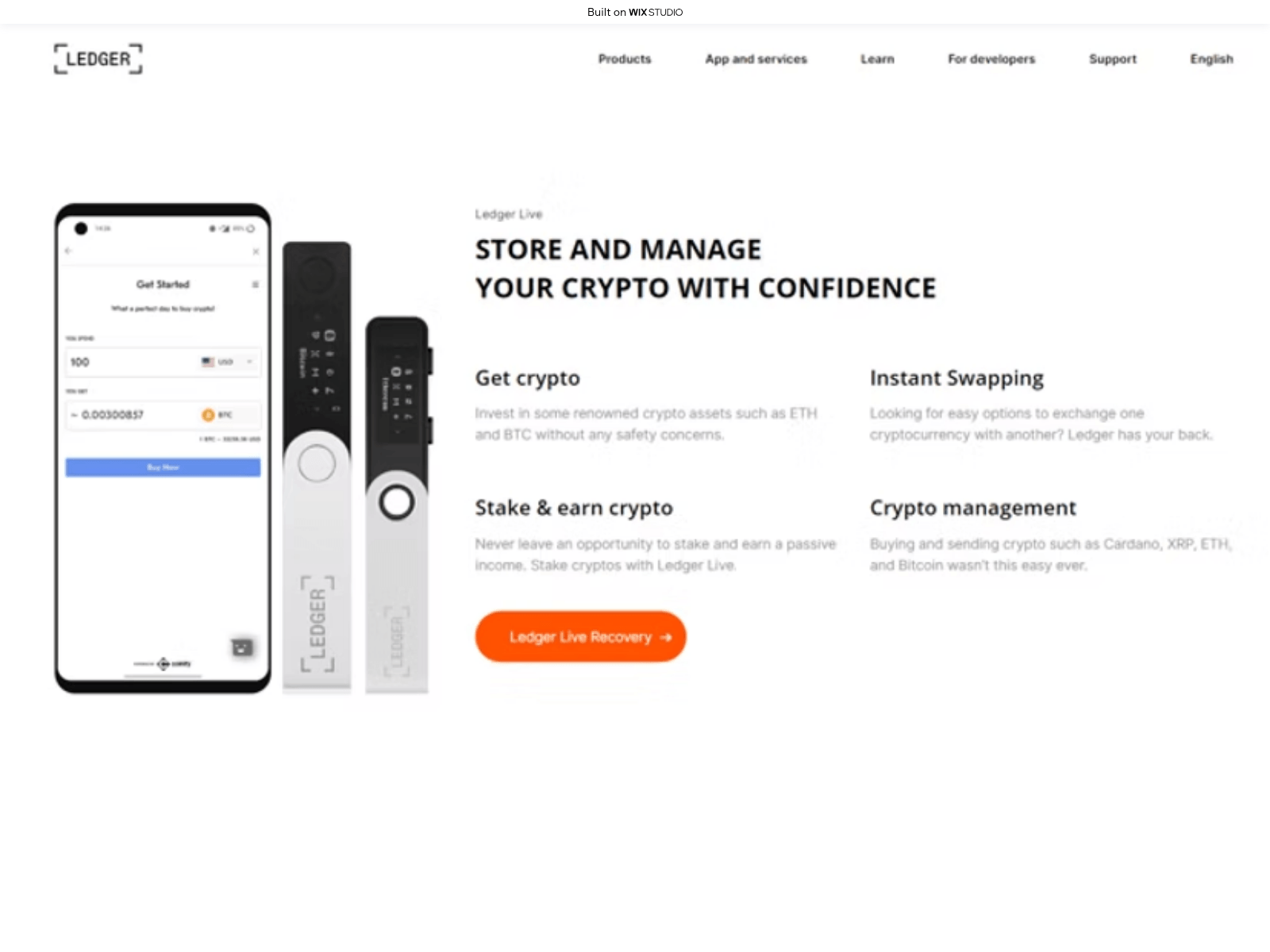 Screenshot of started-livelogon.wixstudio.com