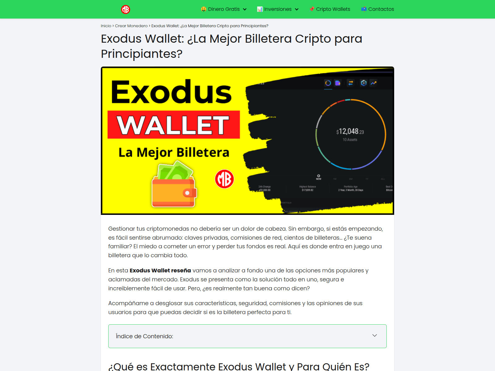 Screenshot of mundobitcoin.net