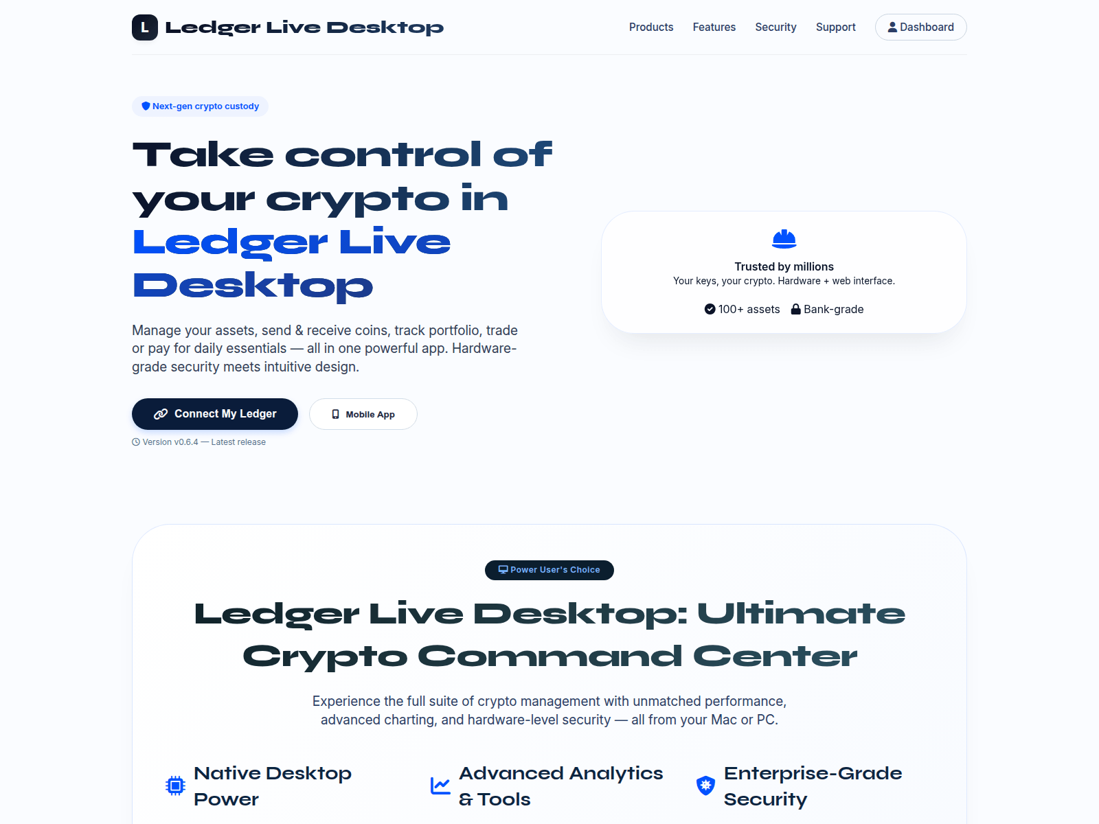 Screenshot of app.ledglive.com