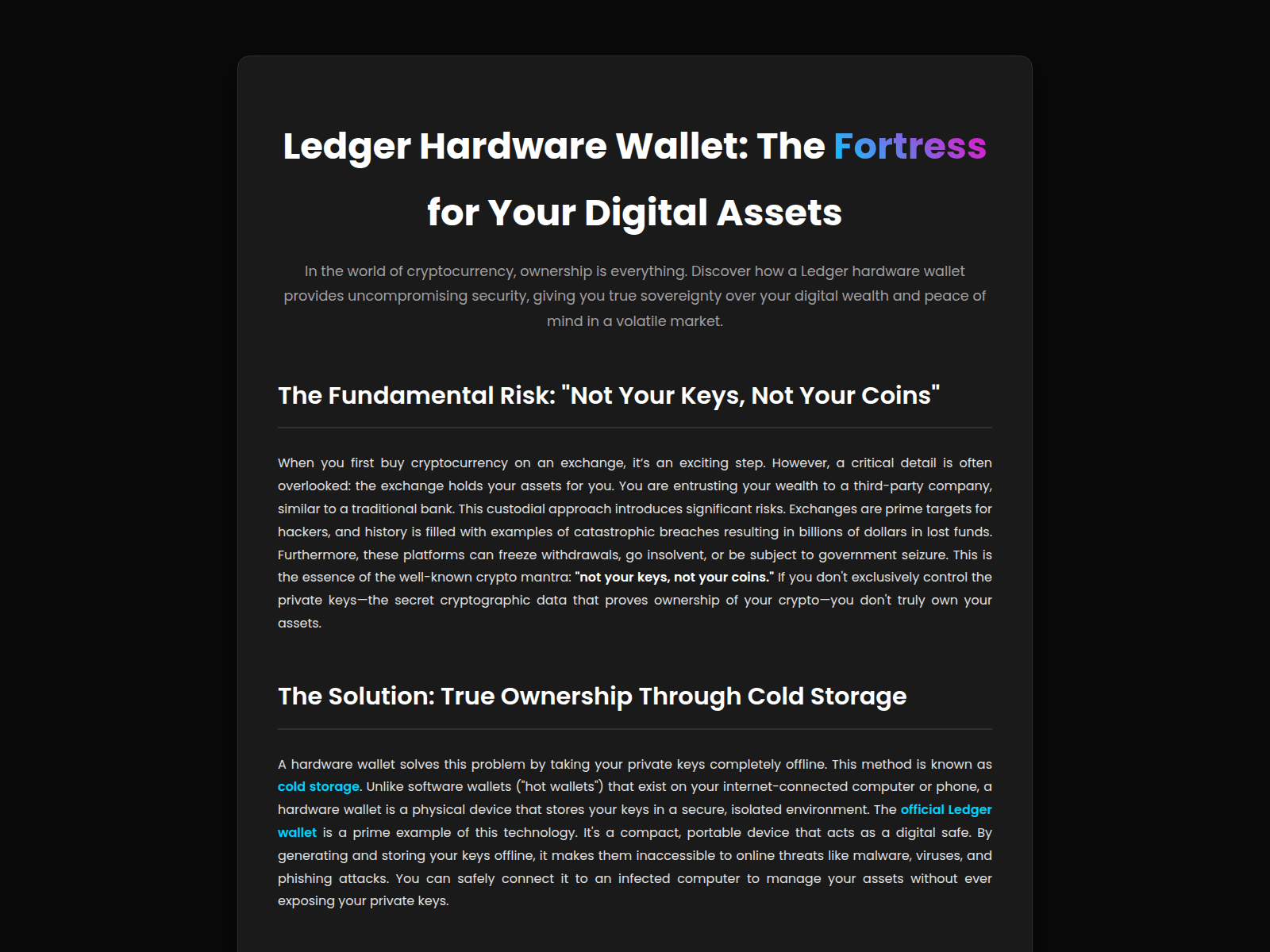 Screenshot of hardware-ledzr-wallt.pages.dev