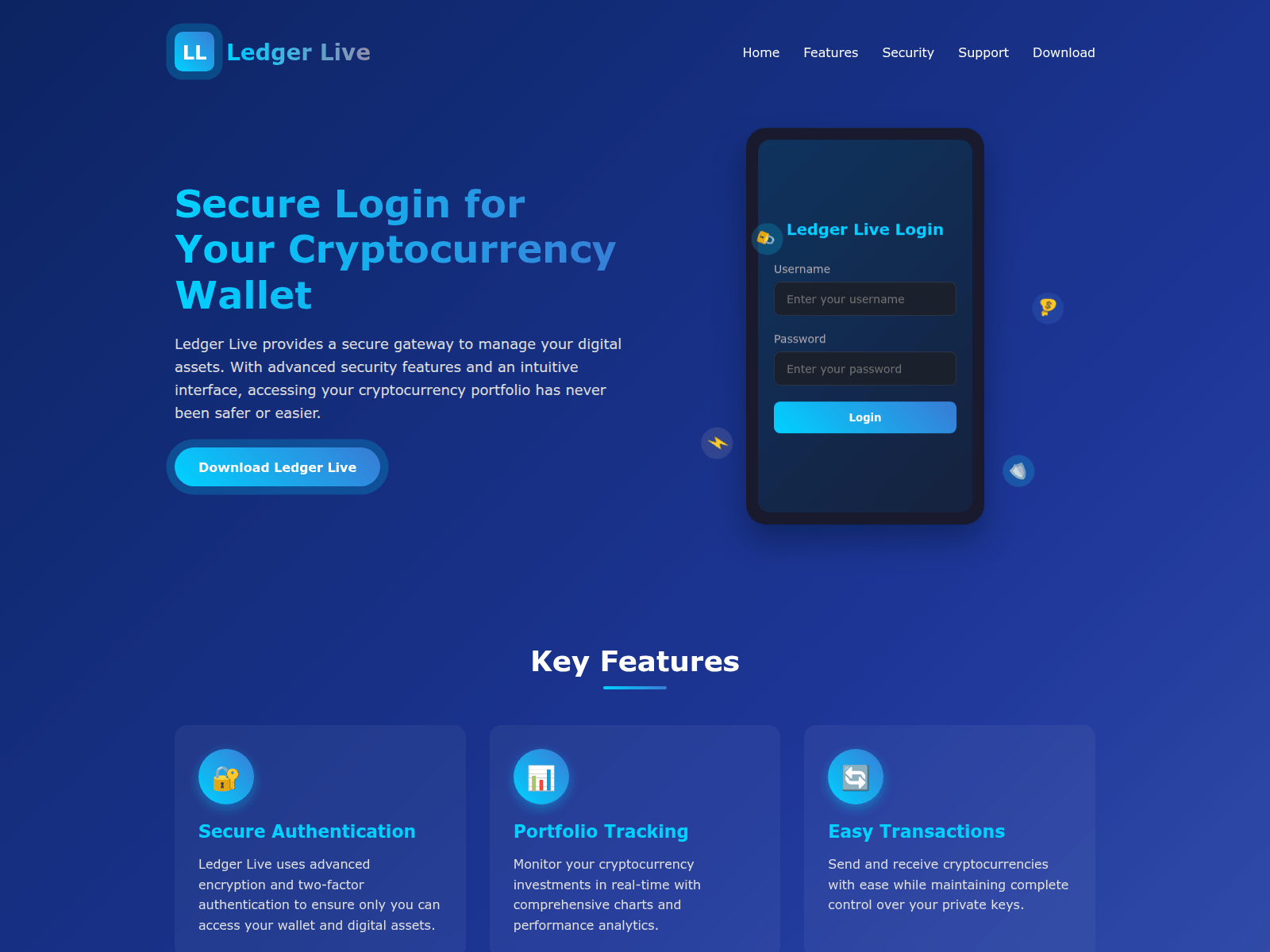 Screenshot of wait-ledgrr-liv-lognn.pages.dev