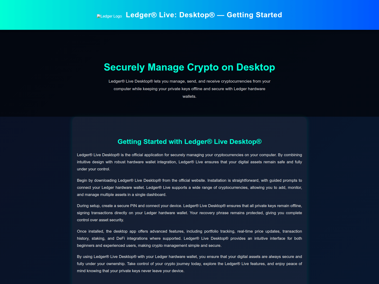 Screenshot of web-desktop-helps.pages.dev