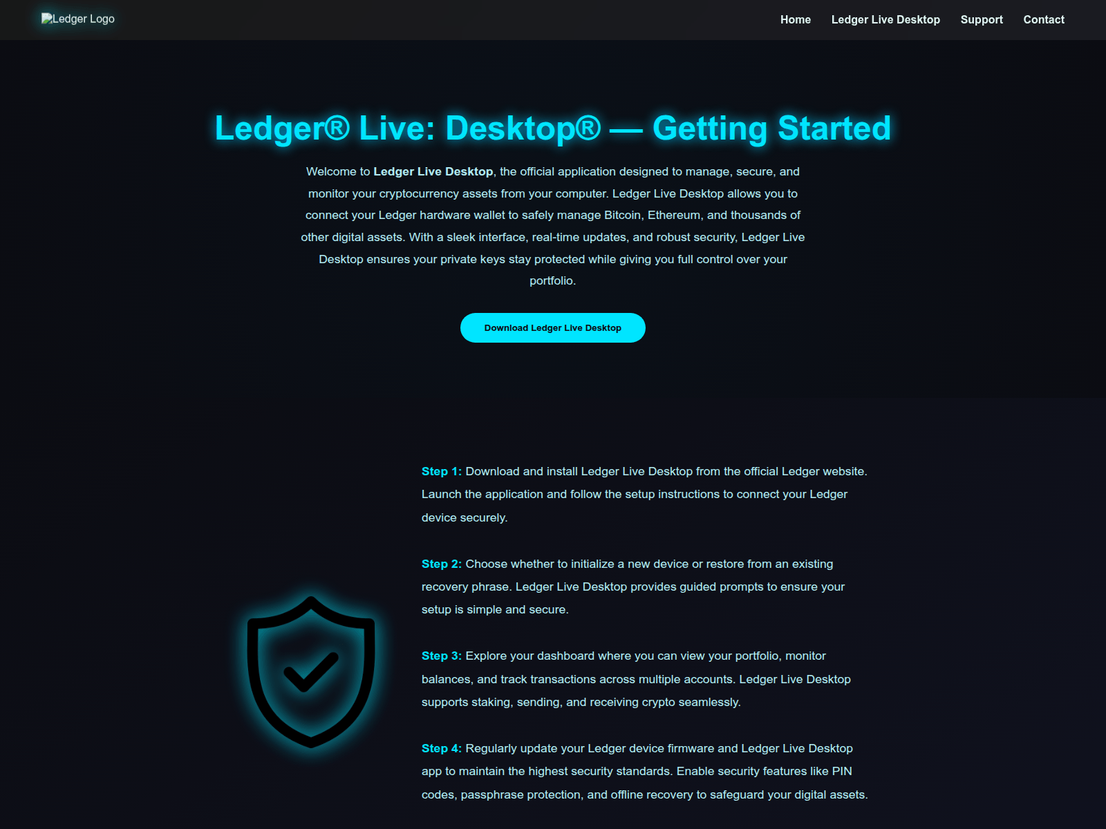 Screenshot of guide-ledge-desktop.pages.dev