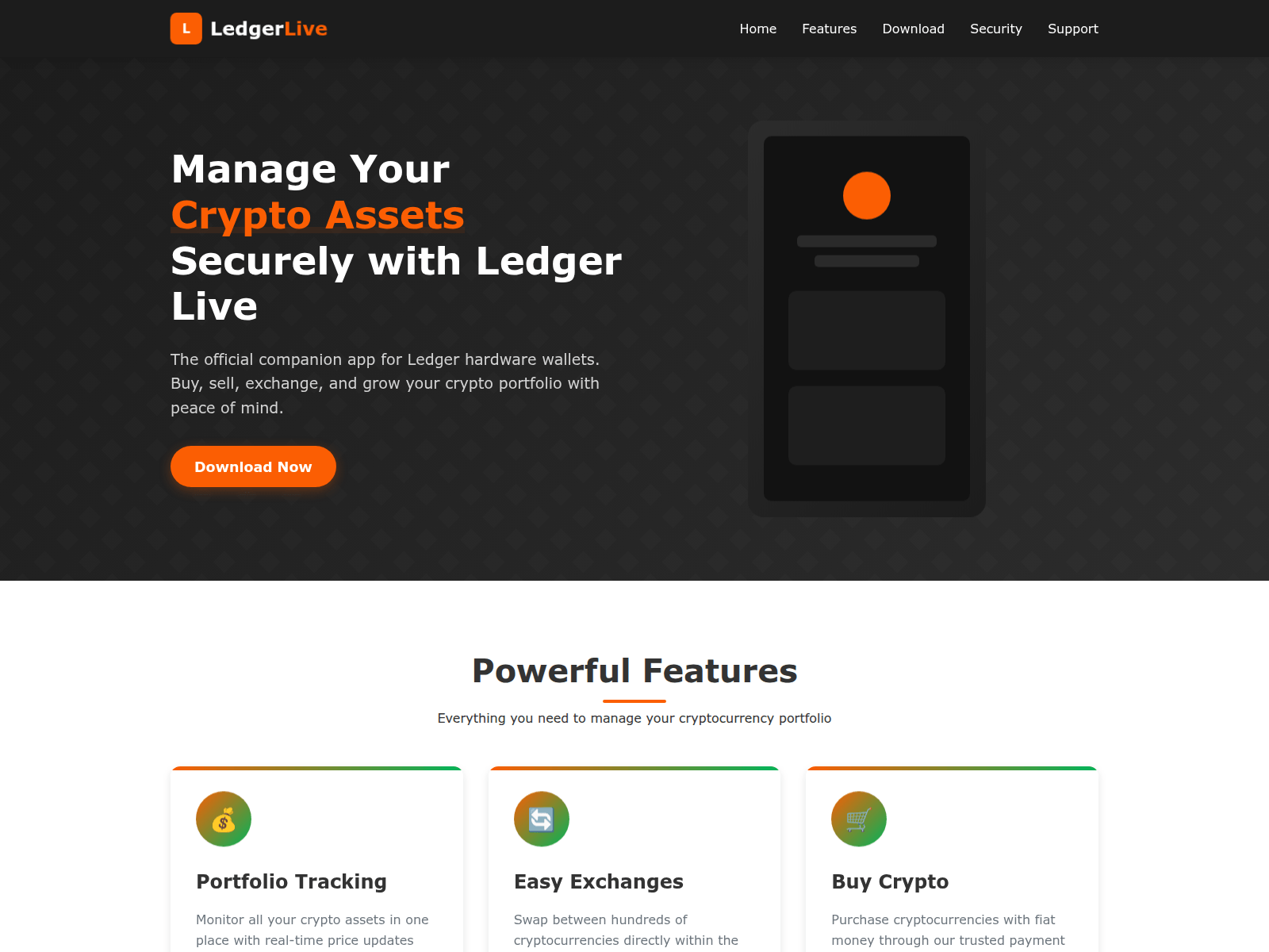 Screenshot of downld-ledgr-lives.pages.dev