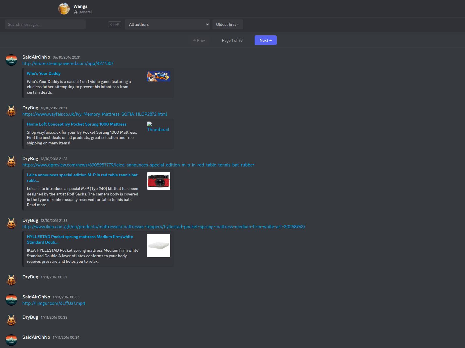 Screenshot of discord-backup2.pages.dev