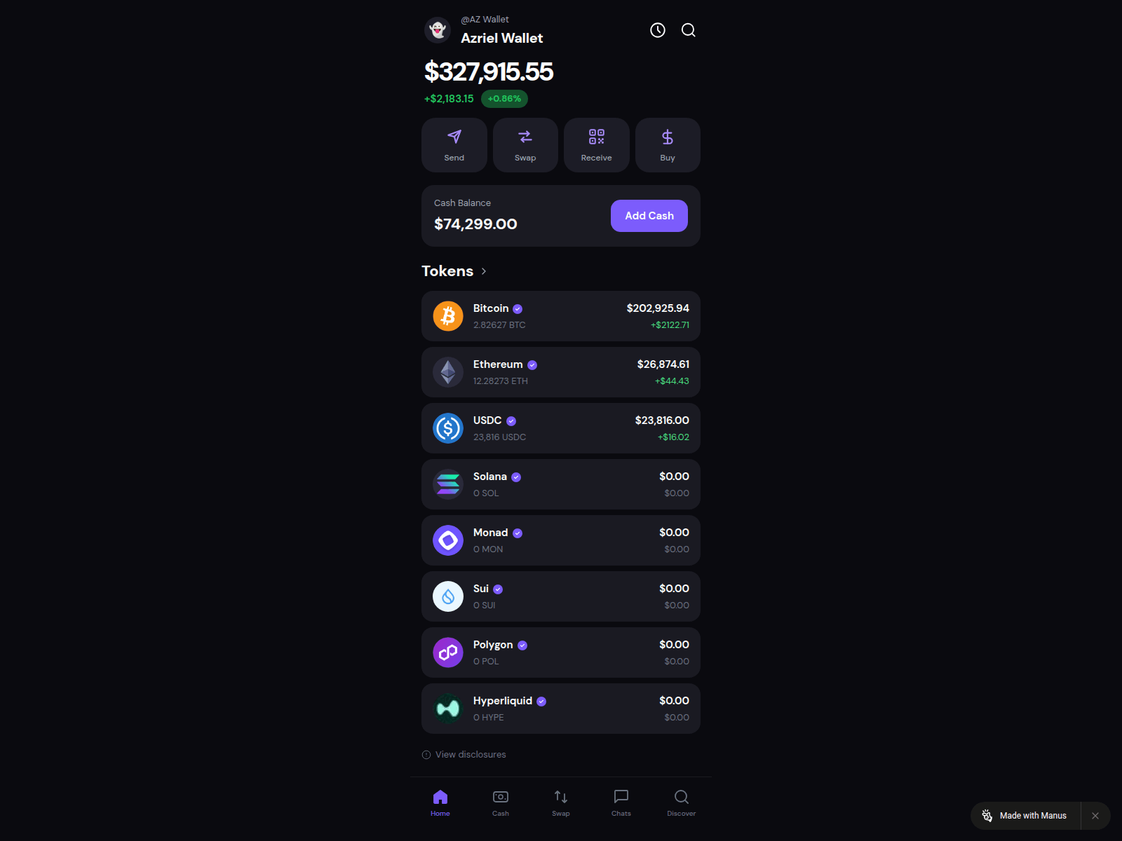 Screenshot of phantom.baby