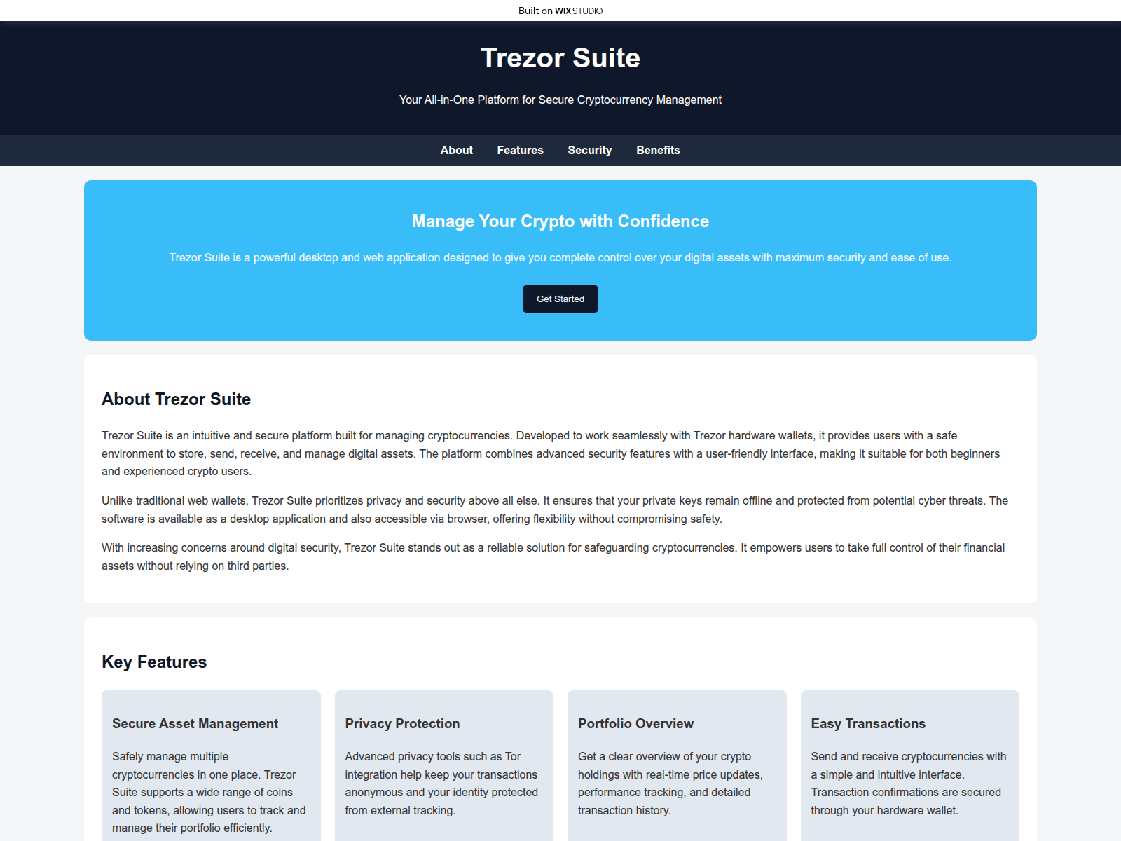 Screenshot of appsuite-trez.wixstudio.com