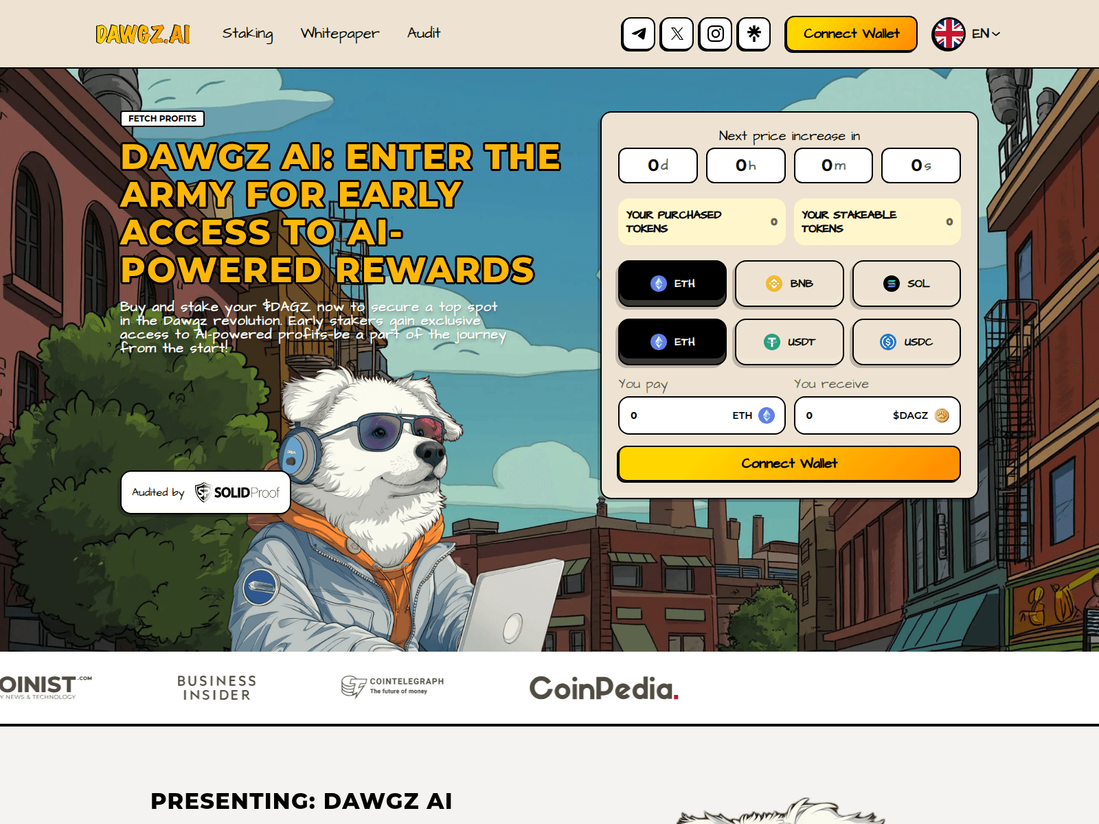 Screenshot of dawgzai.pages.dev