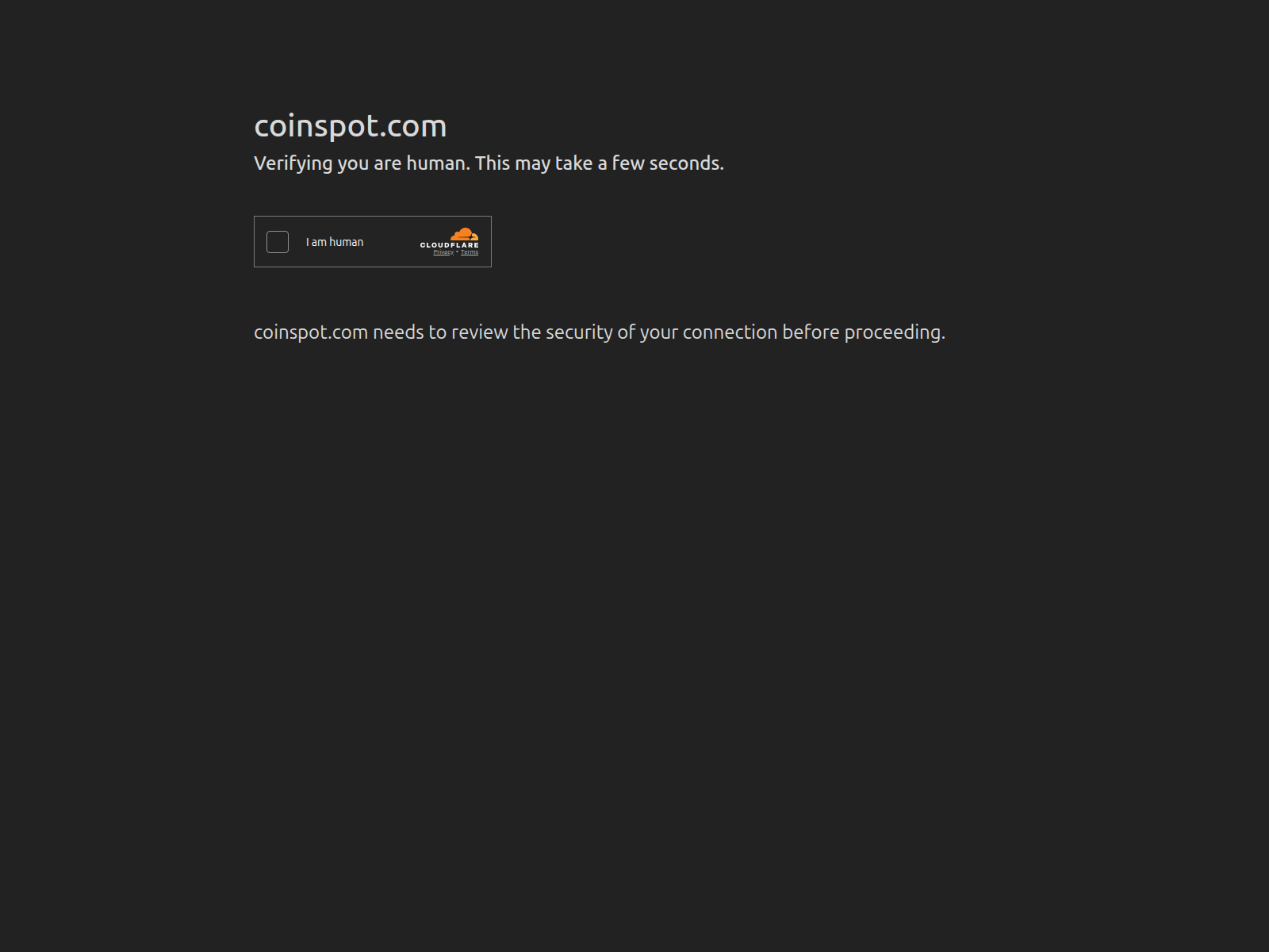 Screenshot of portal-coinspot.com