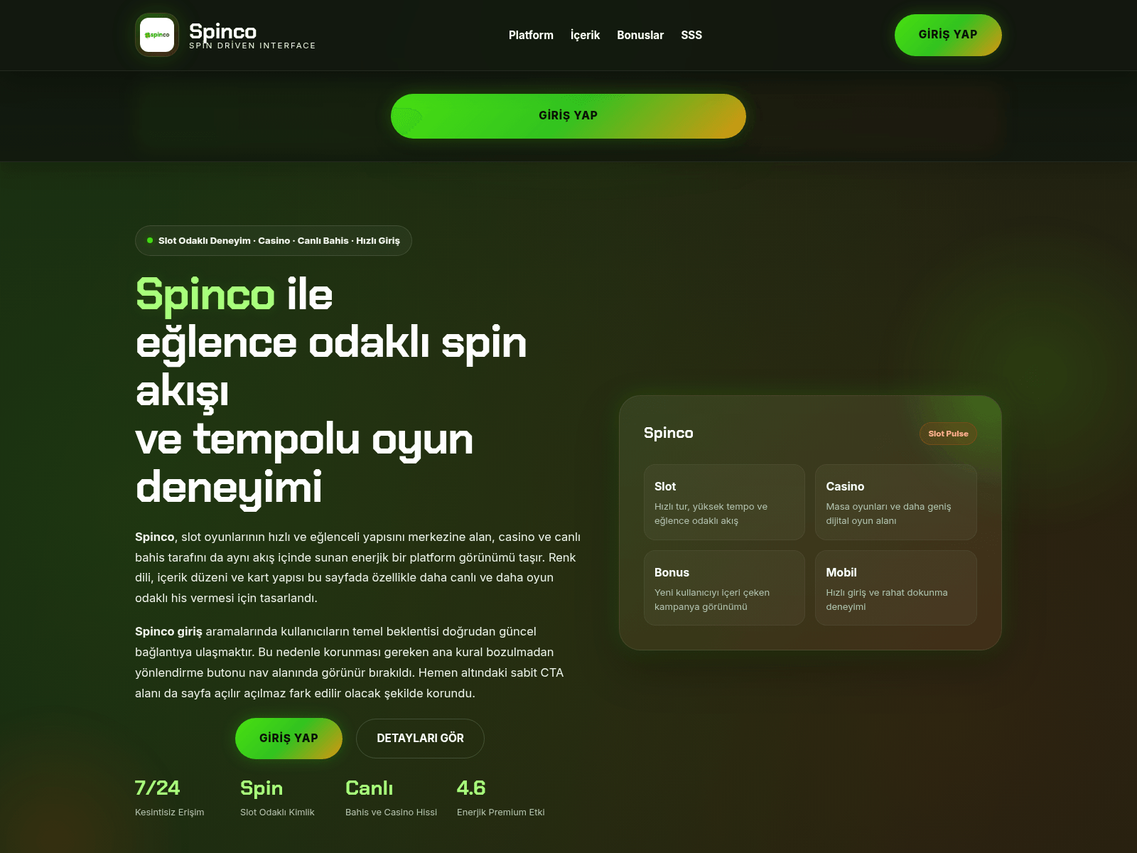 Screenshot of spincogir.net