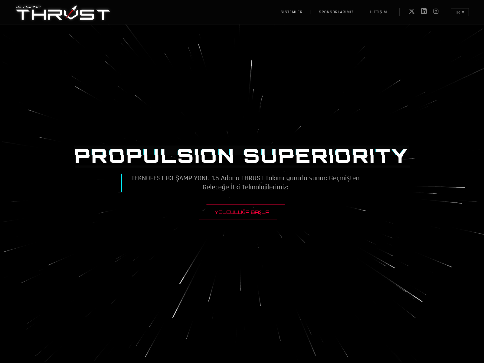 Screenshot of thrust-website.pages.dev