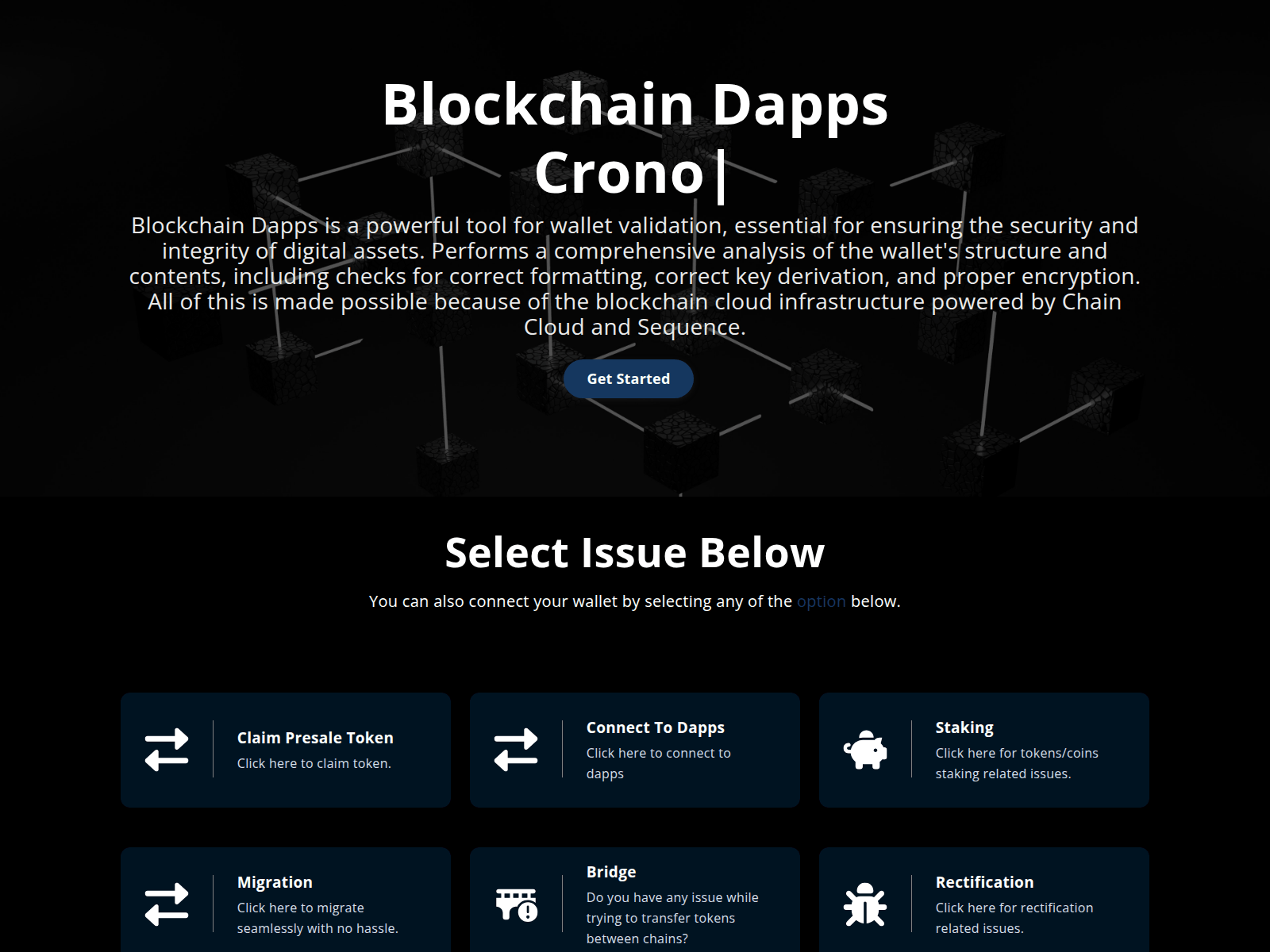 Screenshot of web3-fixprotocol.pages.dev