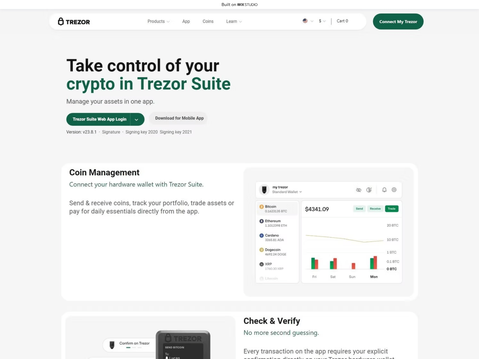 Screenshot of officialapps-suites.wixstudio.com