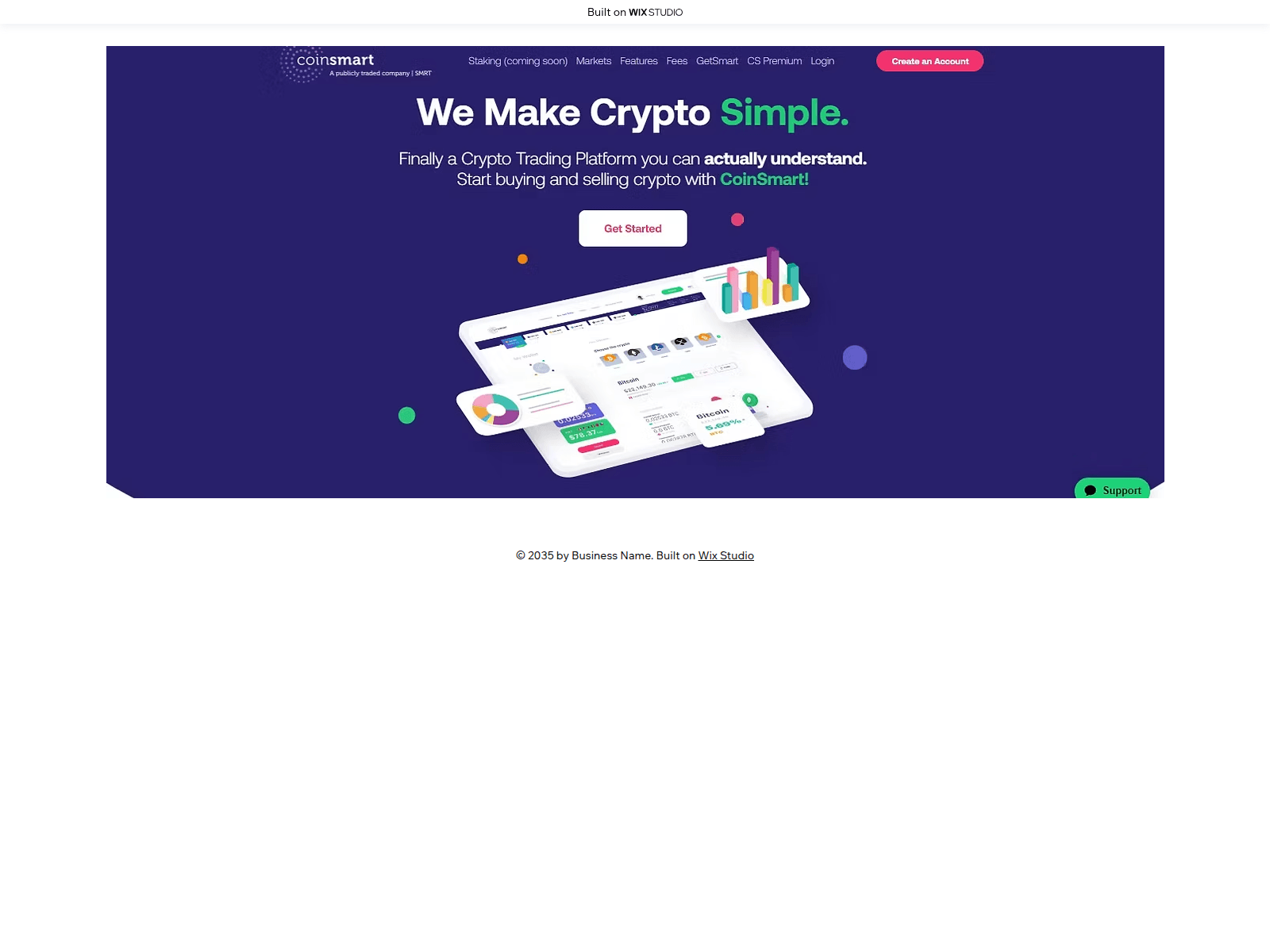 Screenshot of logon-smart.wixstudio.com