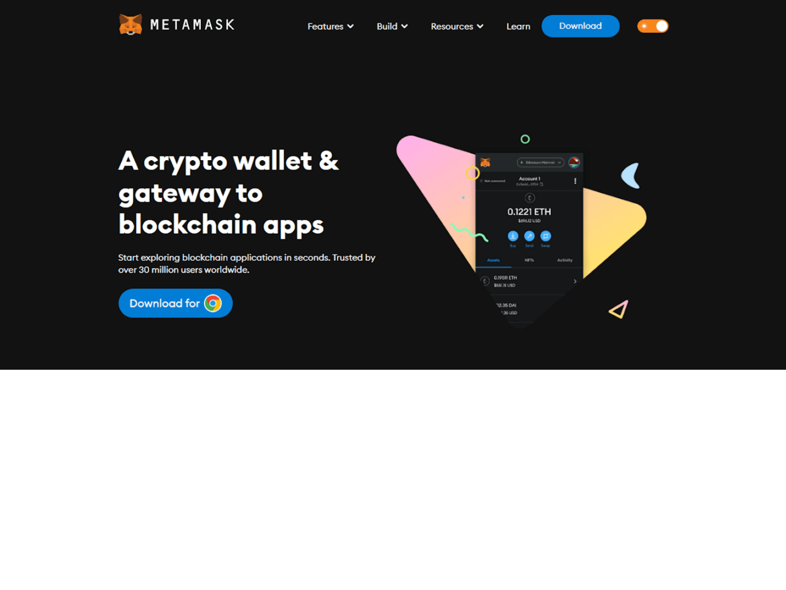 Screenshot of metaameklogin.webflow.io