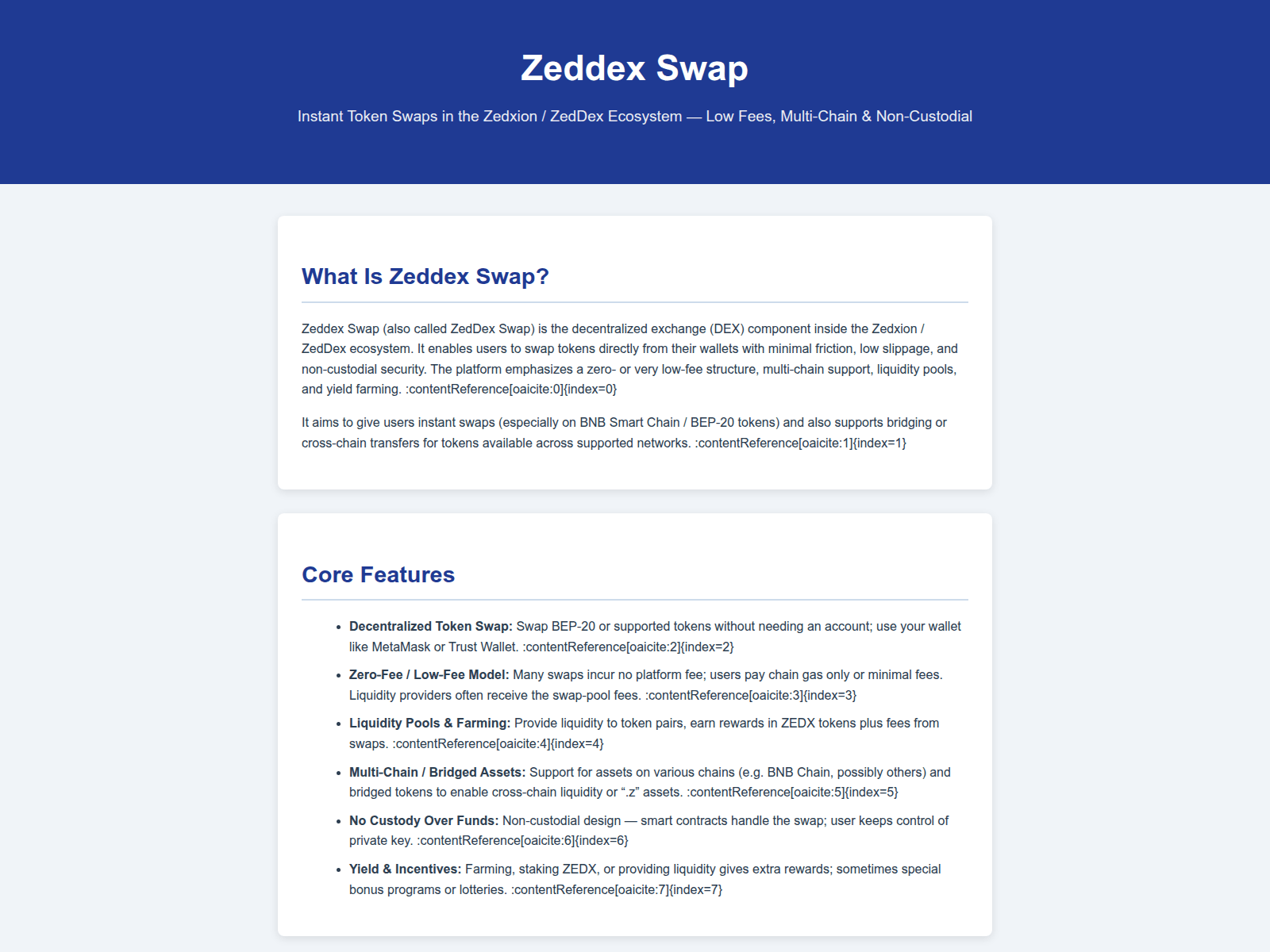 Screenshot of new-official-zeddex-swap.pages.dev