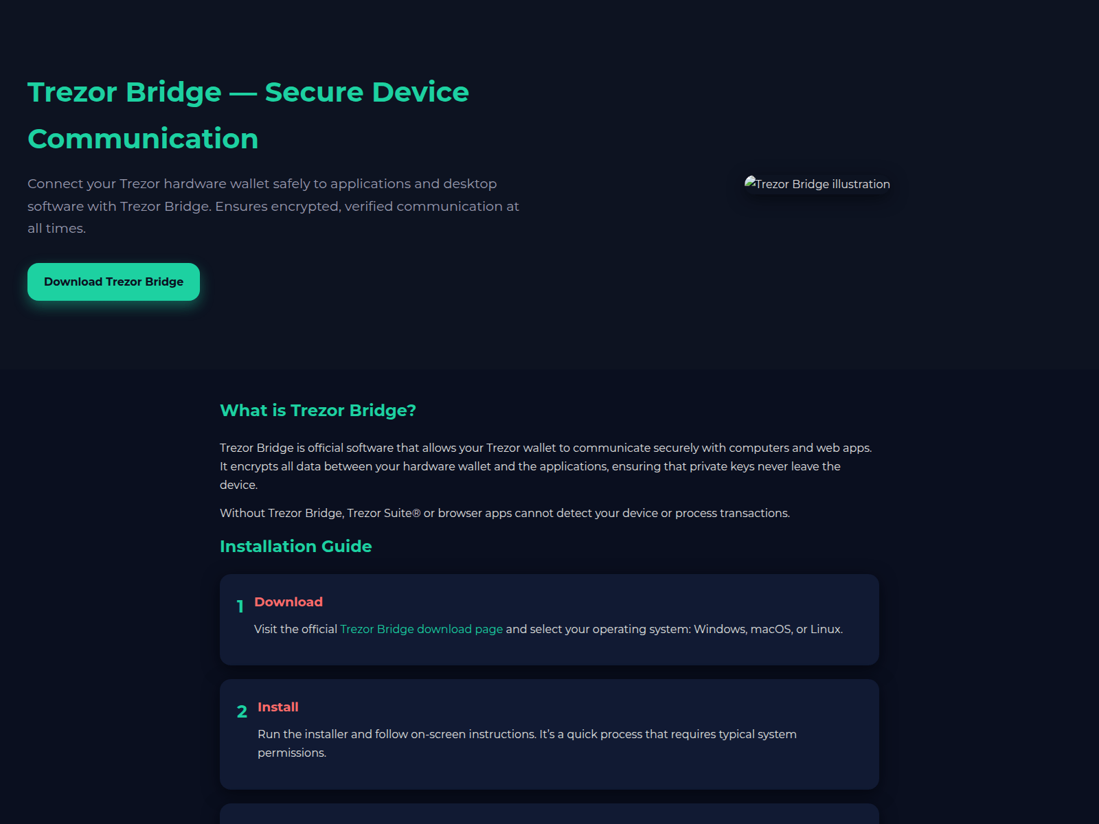 Screenshot of begin-bridge-trzar-io.pages.dev