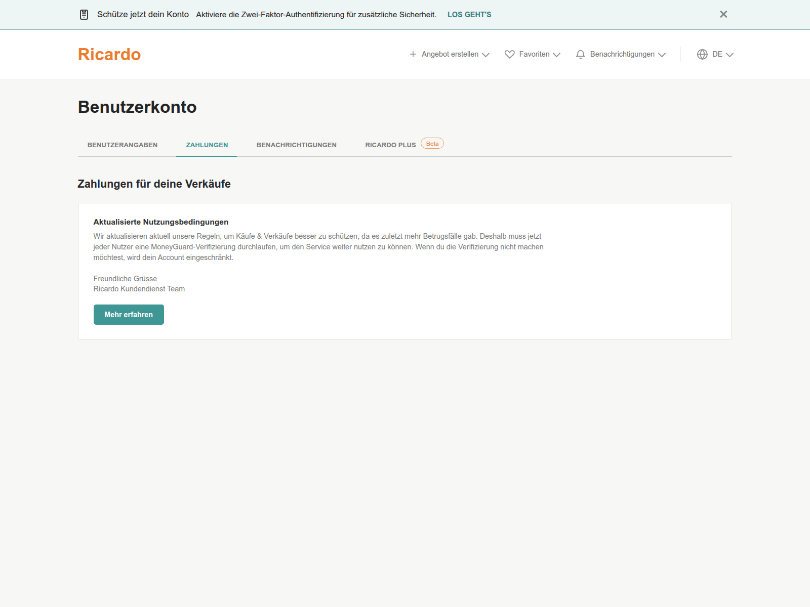 Screenshot of regeln-und-vereinbarungen.com