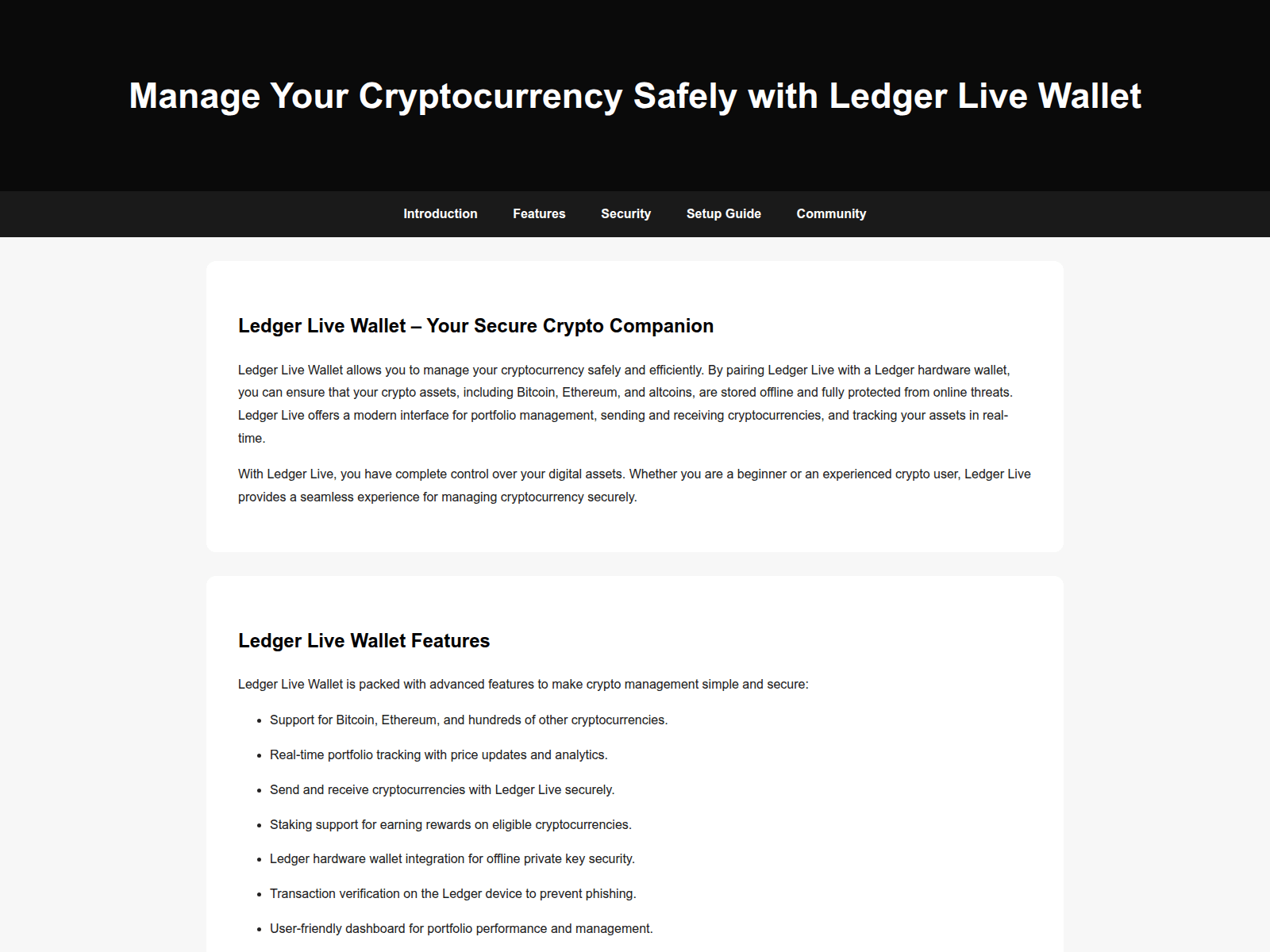 Screenshot of live-en-ledgger.pages.dev