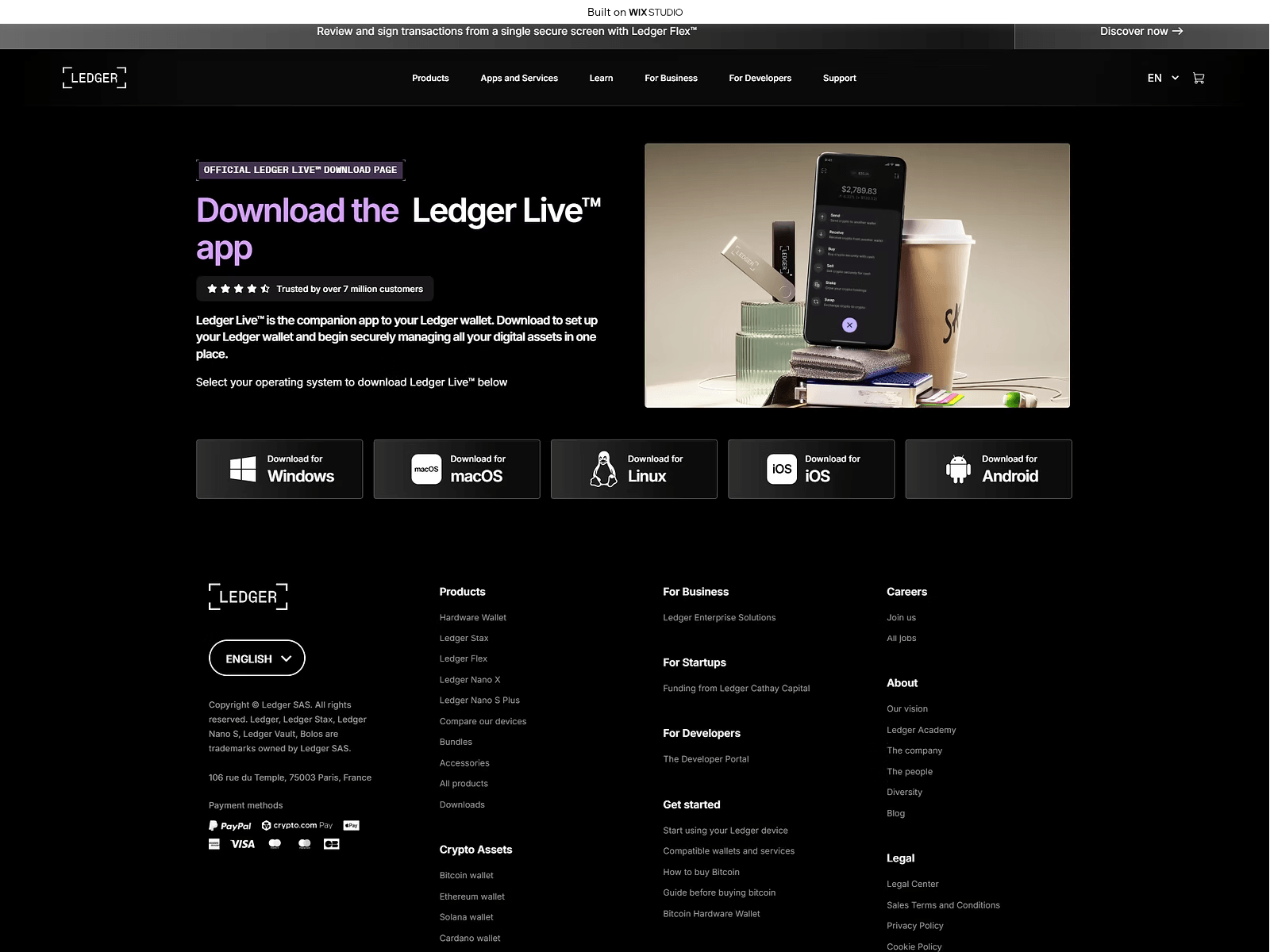 Screenshot of us-global-desktop.wixstudio.com