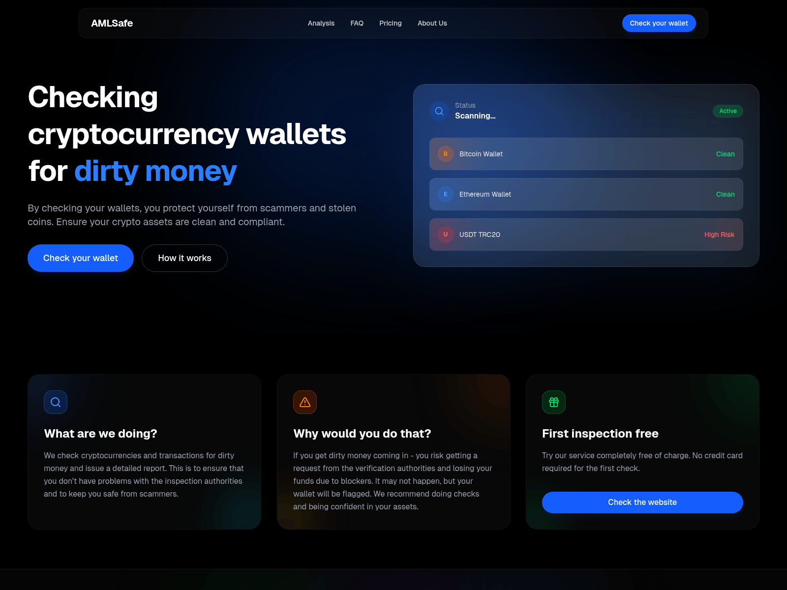 Screenshot of amlchecktrx.org