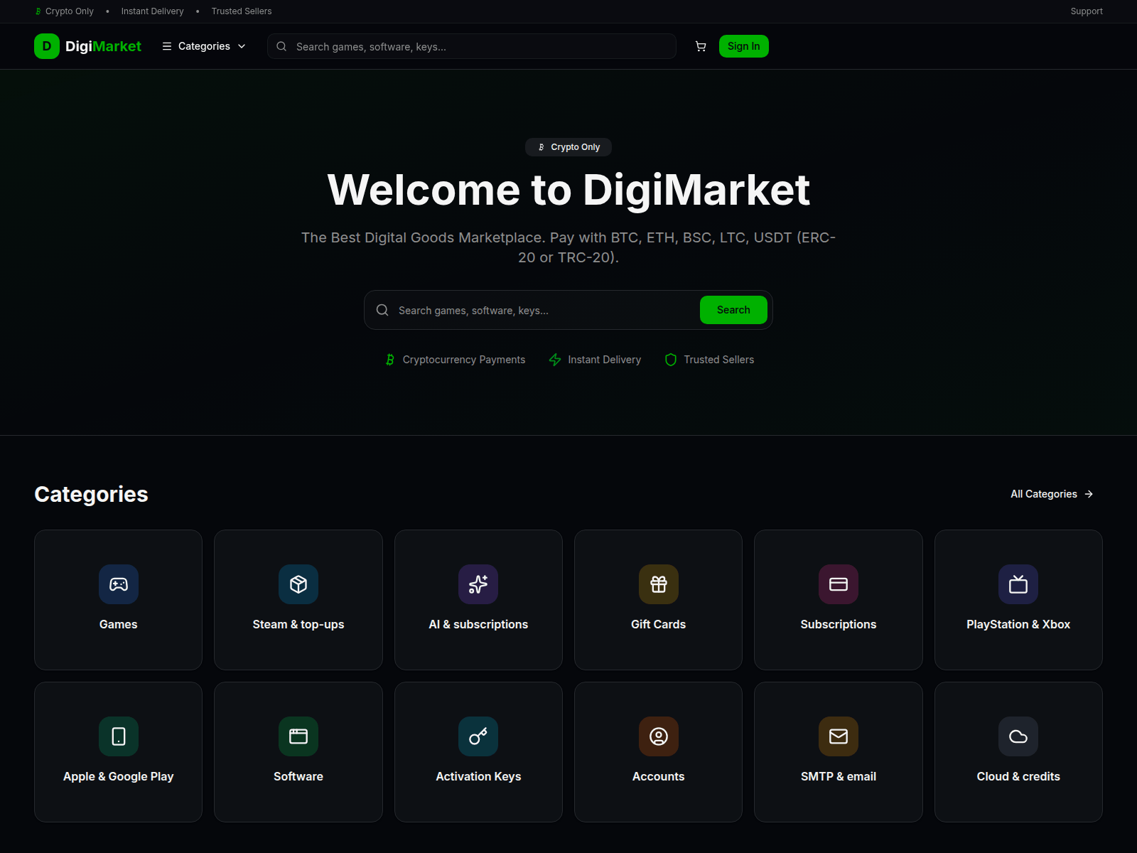 Screenshot of nft-marketplace.life