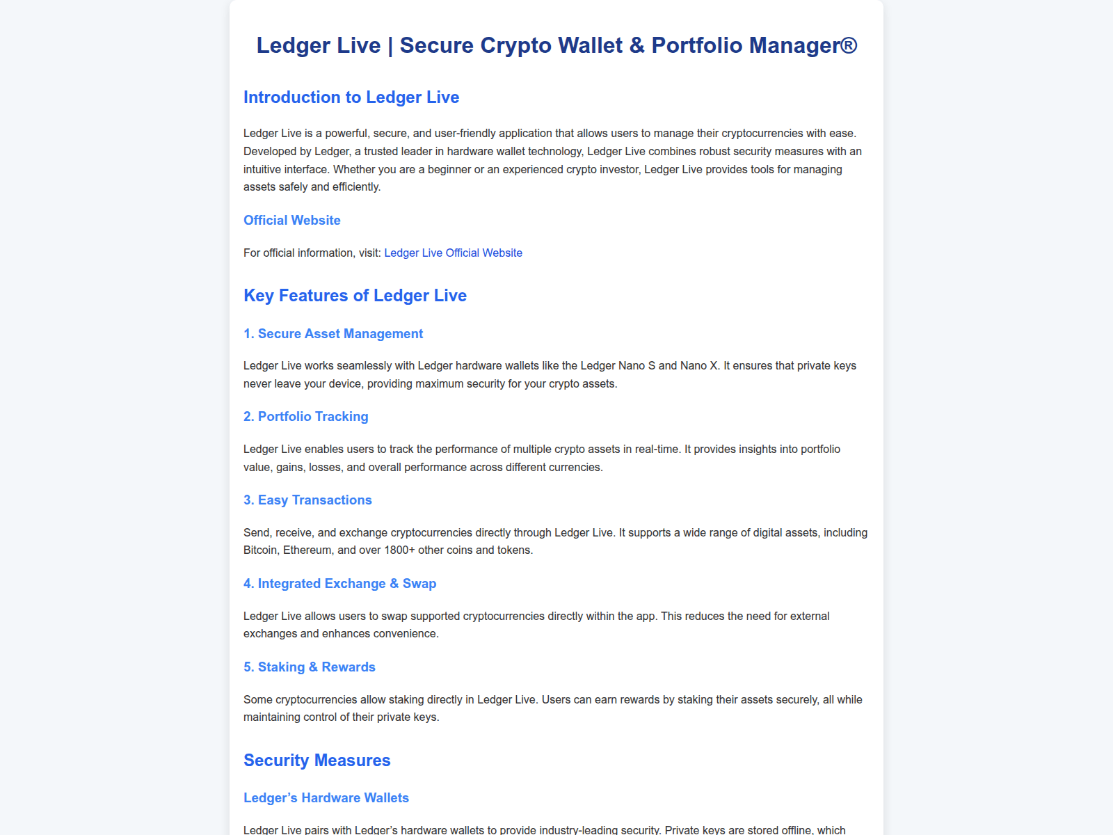 Screenshot of ledguer-live-app.pages.dev