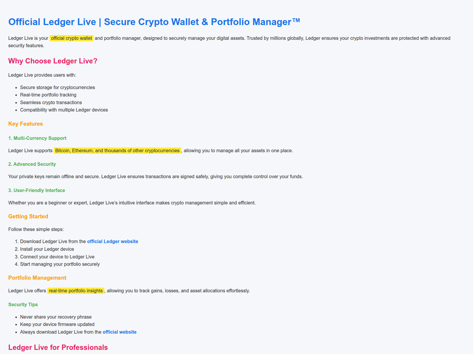 Screenshot of ledgear-live-wallat.pages.dev