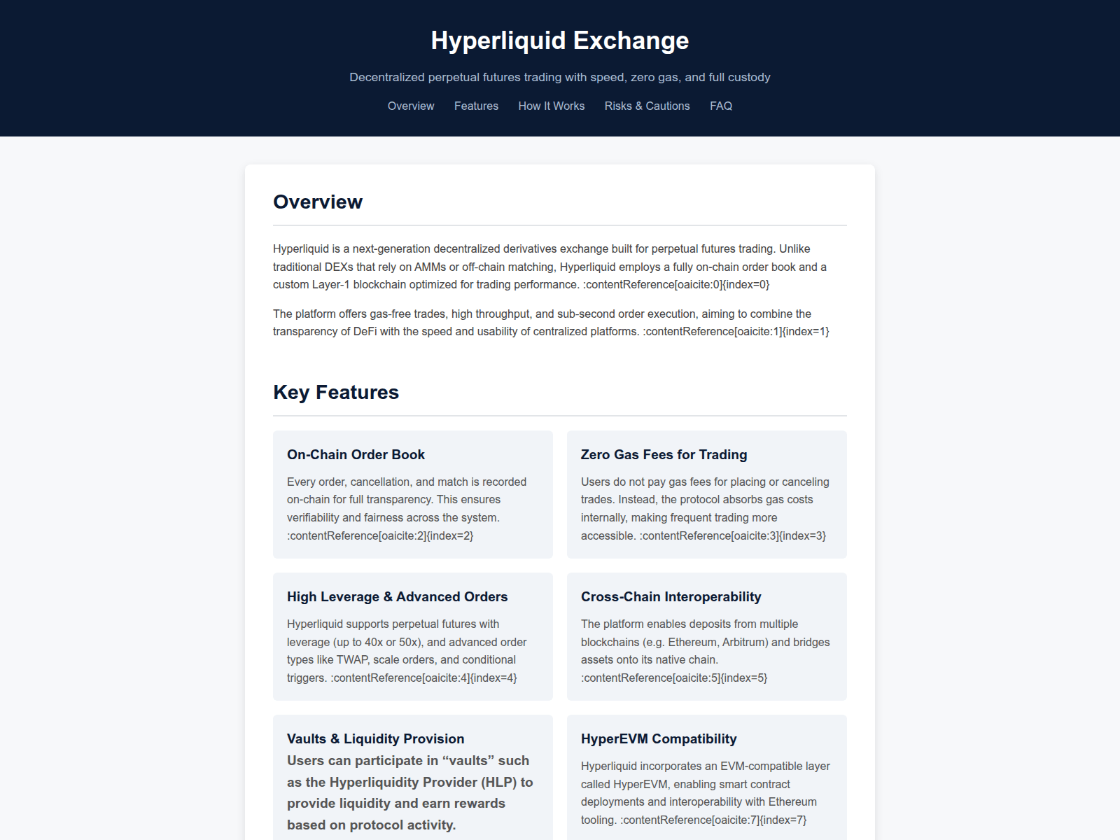 Screenshot of hyprliquid--exchange.pages.dev