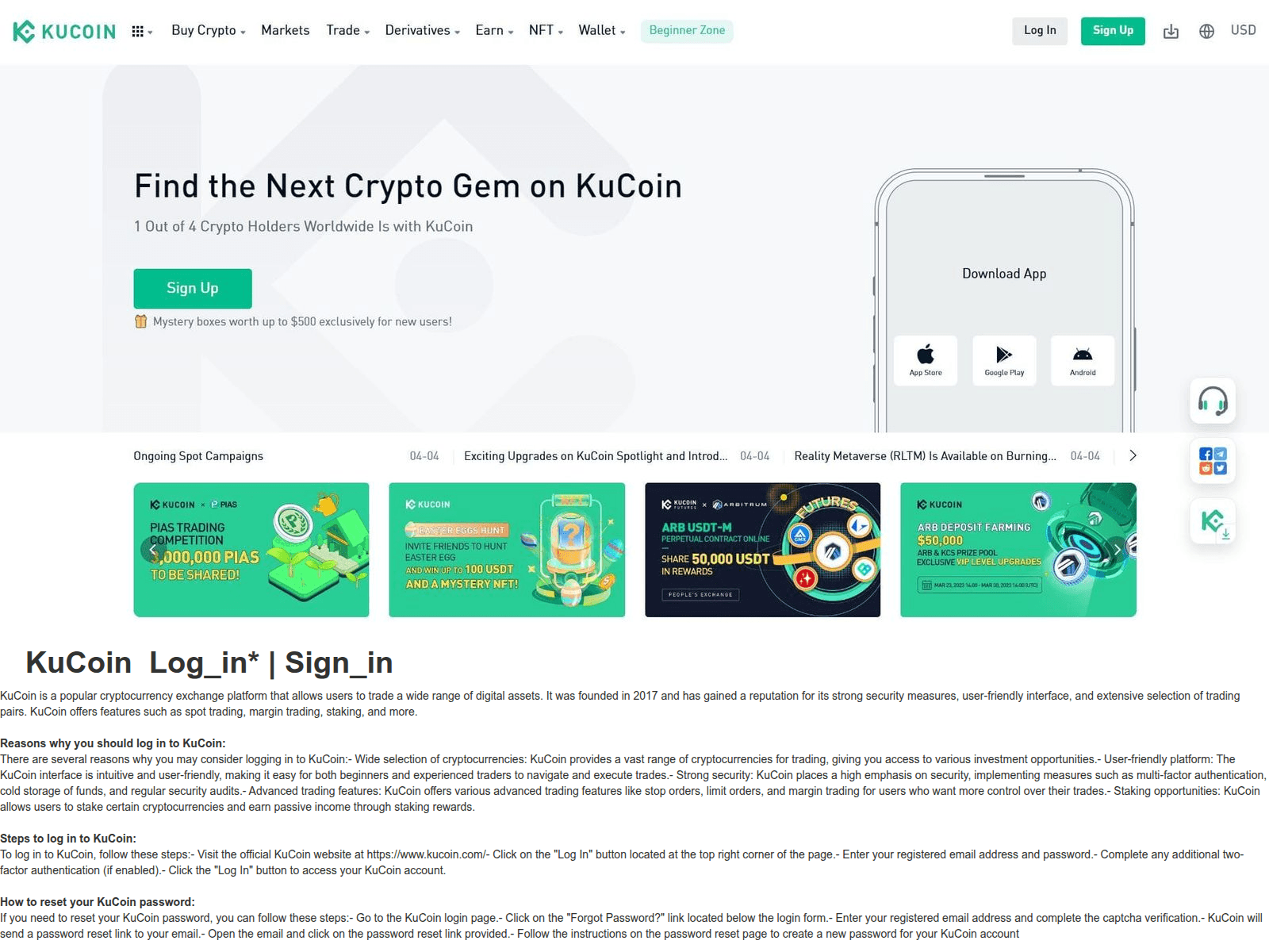 Screenshot of kucionlgun.webflow.io