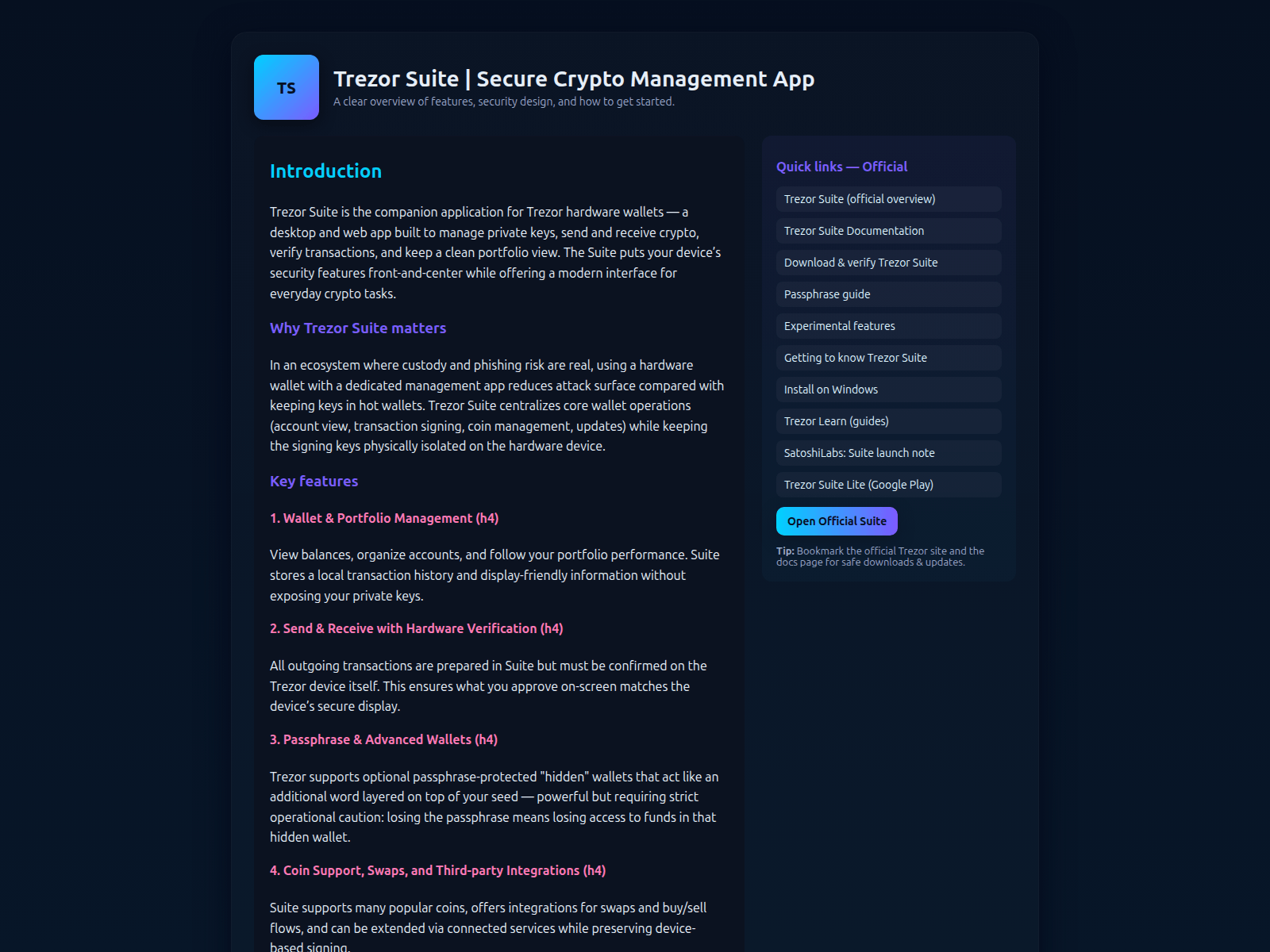 Screenshot of en-start-trezaor.pages.dev