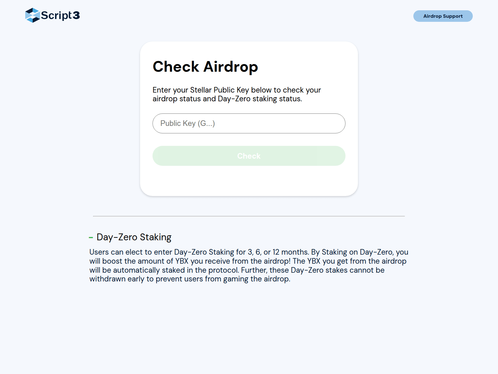 Screenshot of airdrop-ui.pages.dev