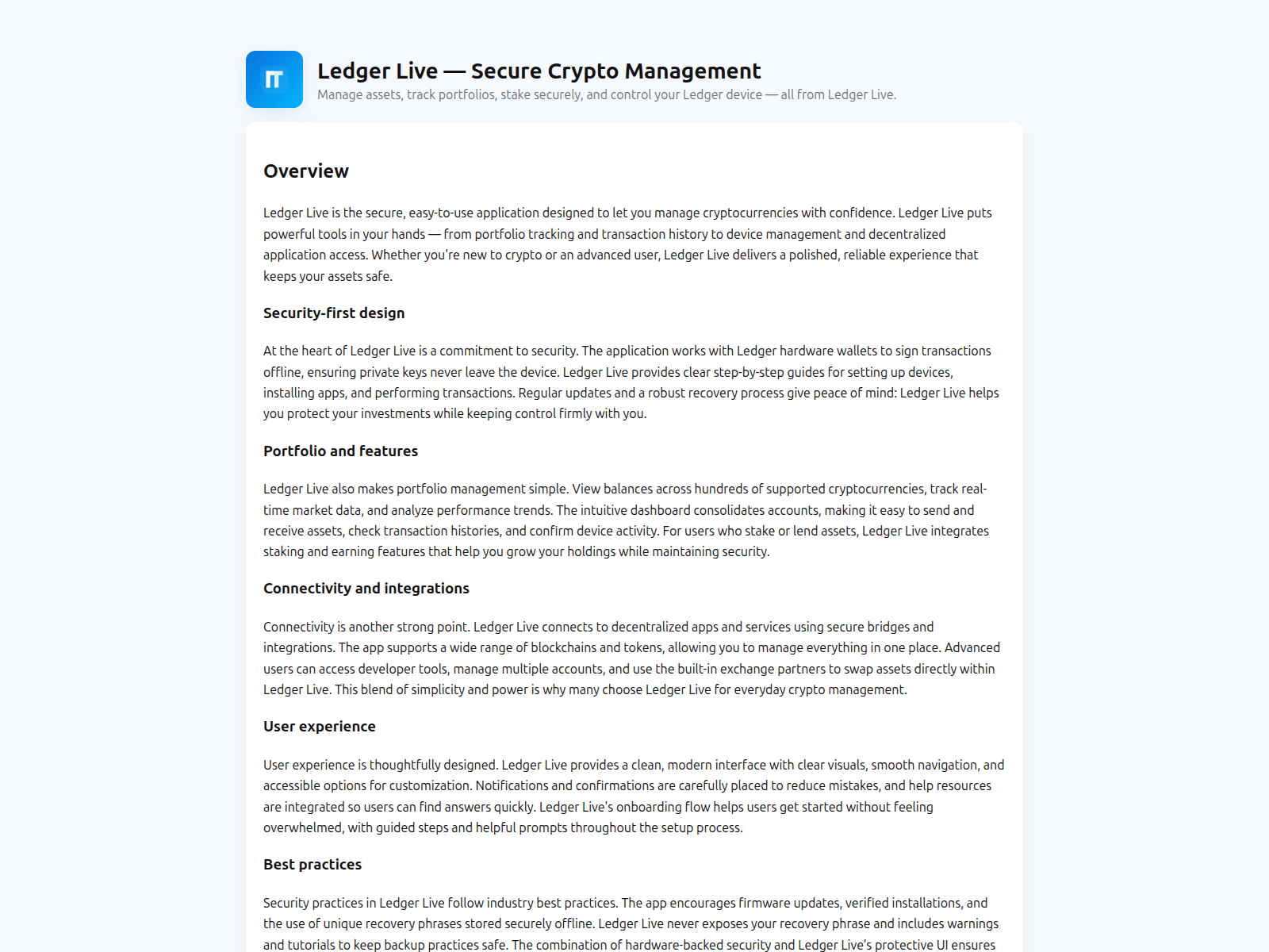 Screenshot of crepto-ladger-live.pages.dev
