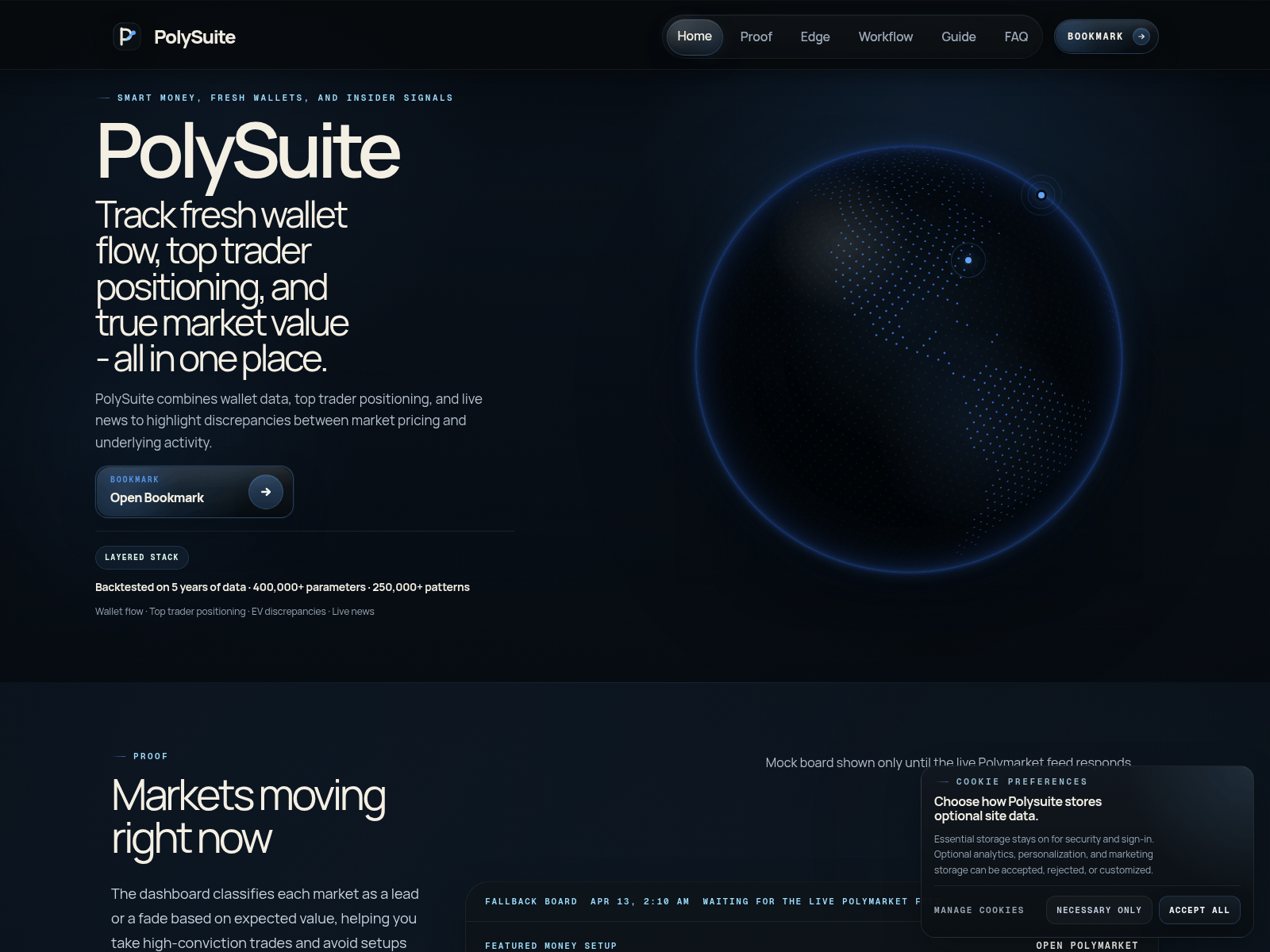 Screenshot of polysuite.io