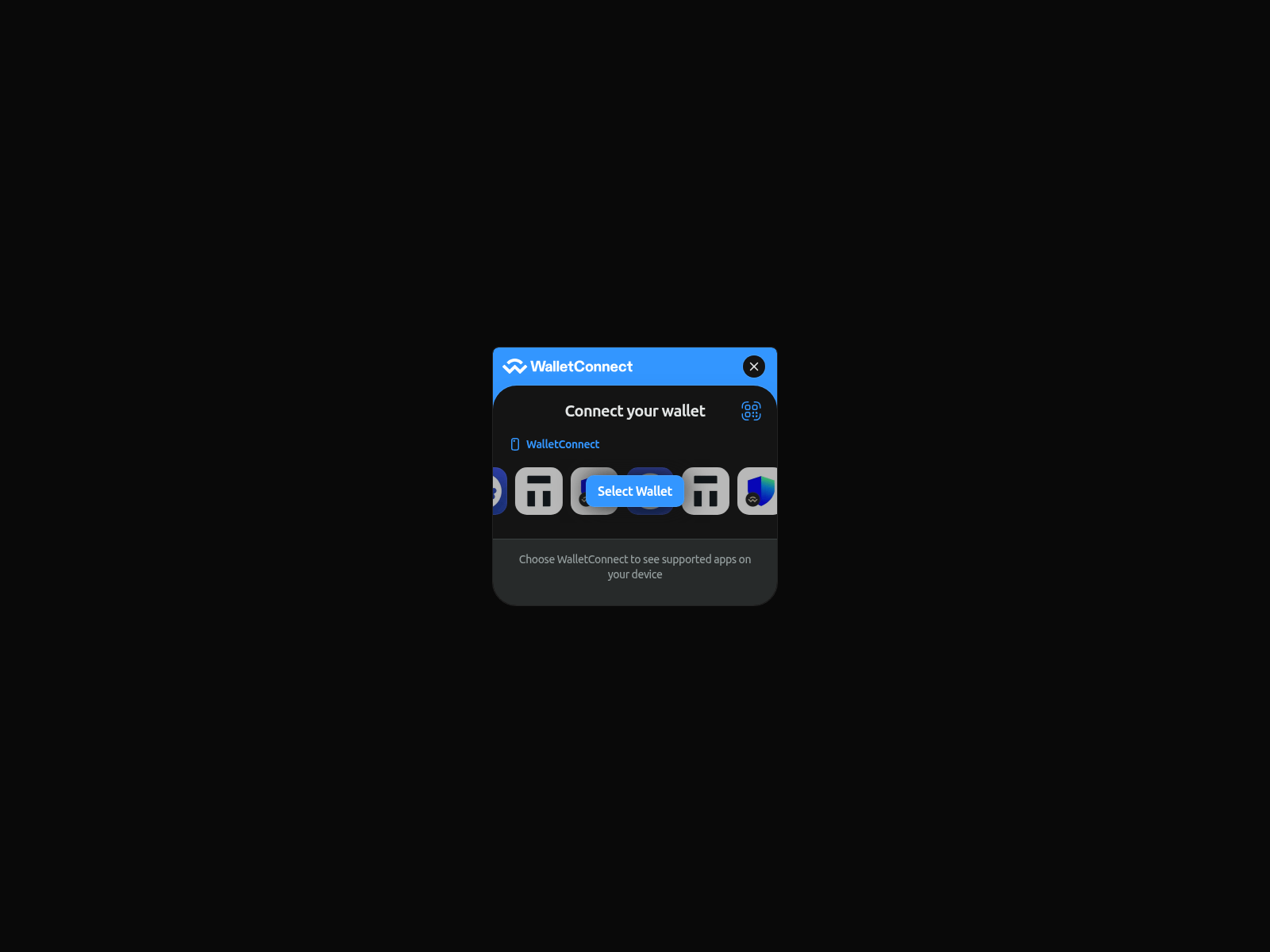 Screenshot of qrtrustwalletv2.vercel.app