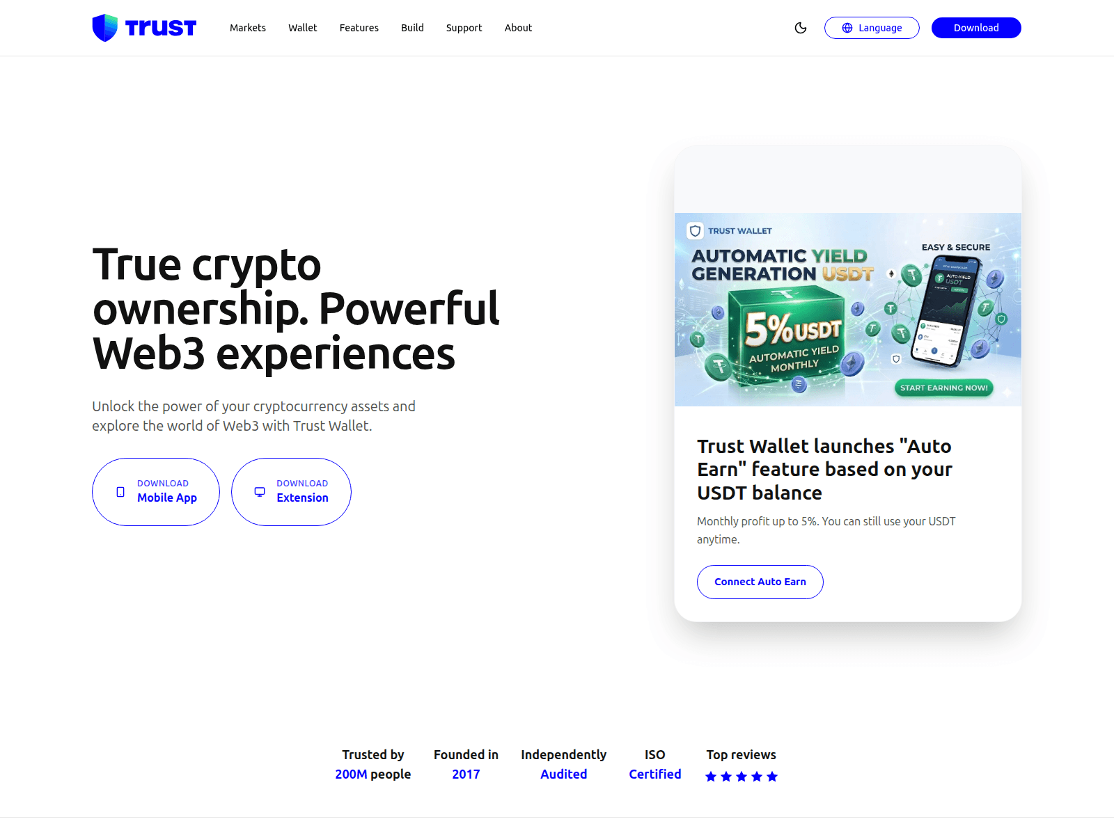Screenshot of trustwallest.com