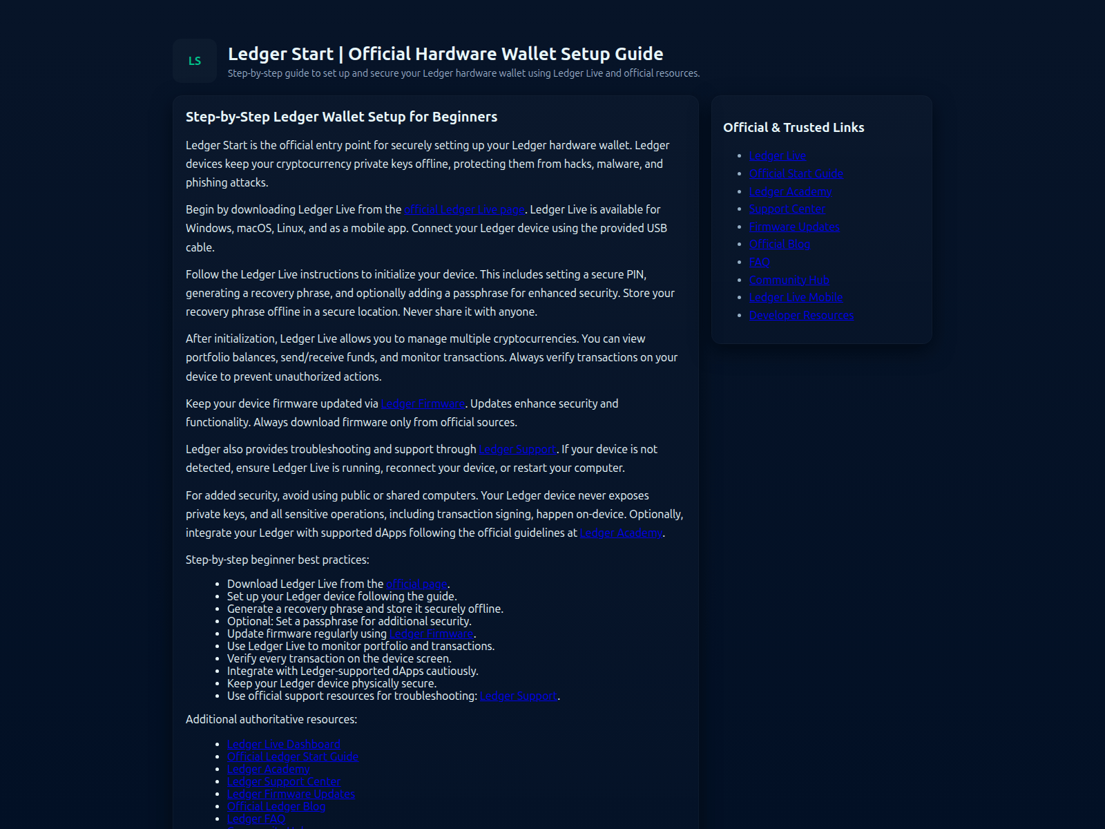 Screenshot of leedger-com.pages.dev