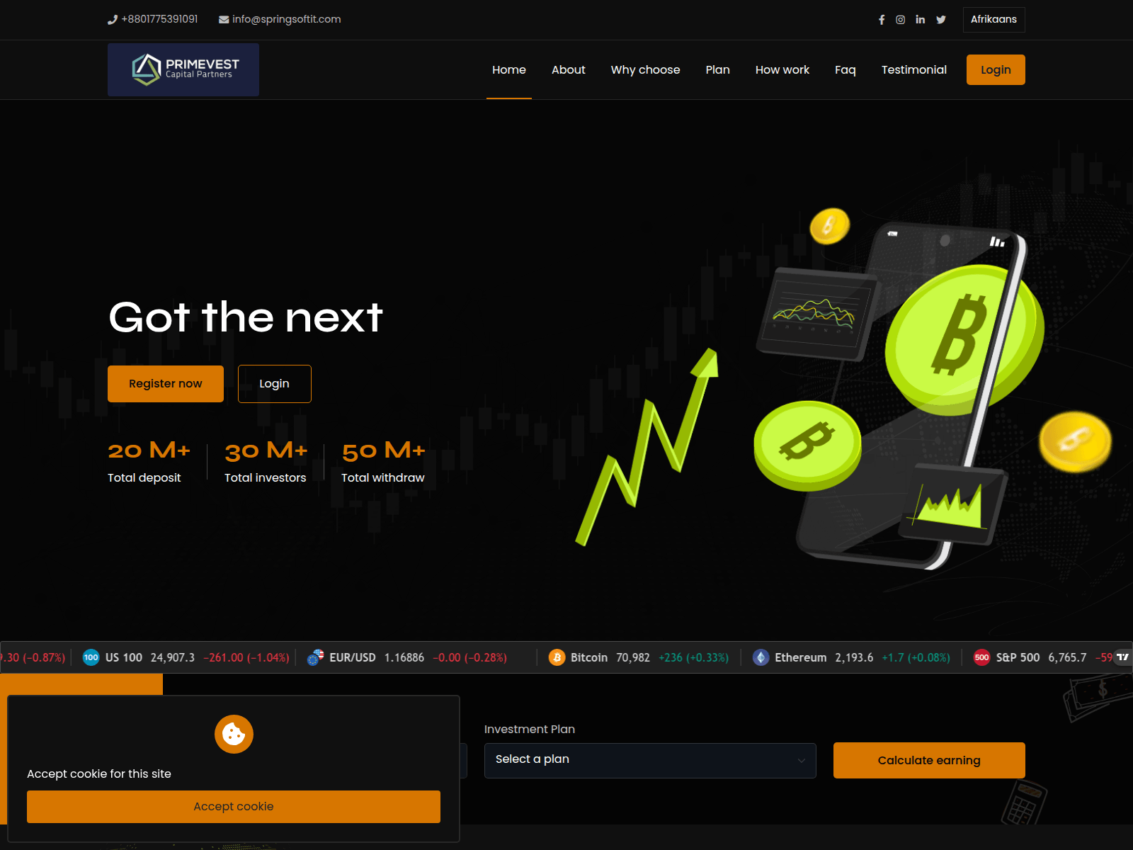 Screenshot of primevest-capital.sbs