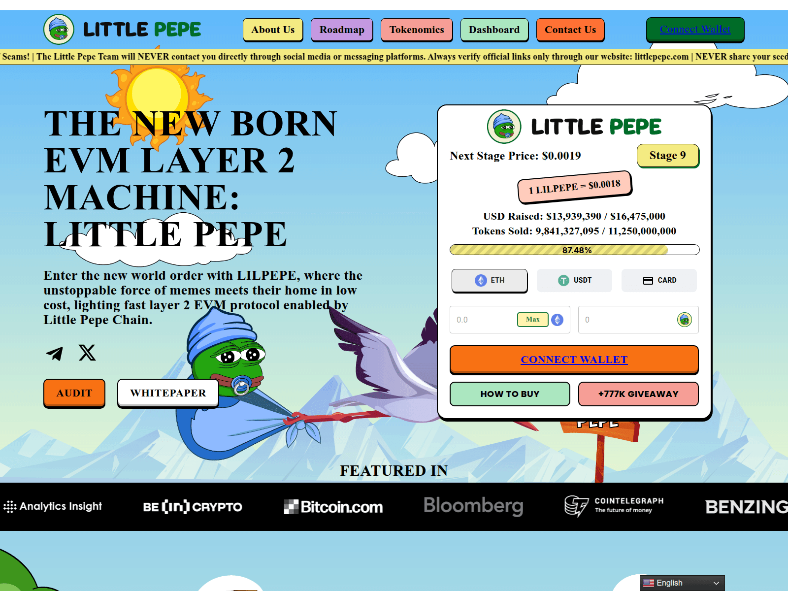 Screenshot of liitlepepe.pages.dev