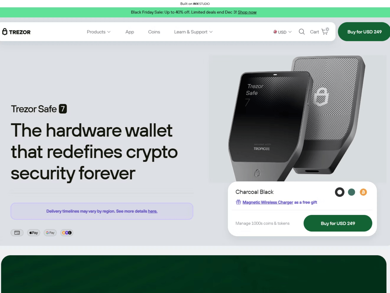 Screenshot of trizrbridge.wixstudio.com