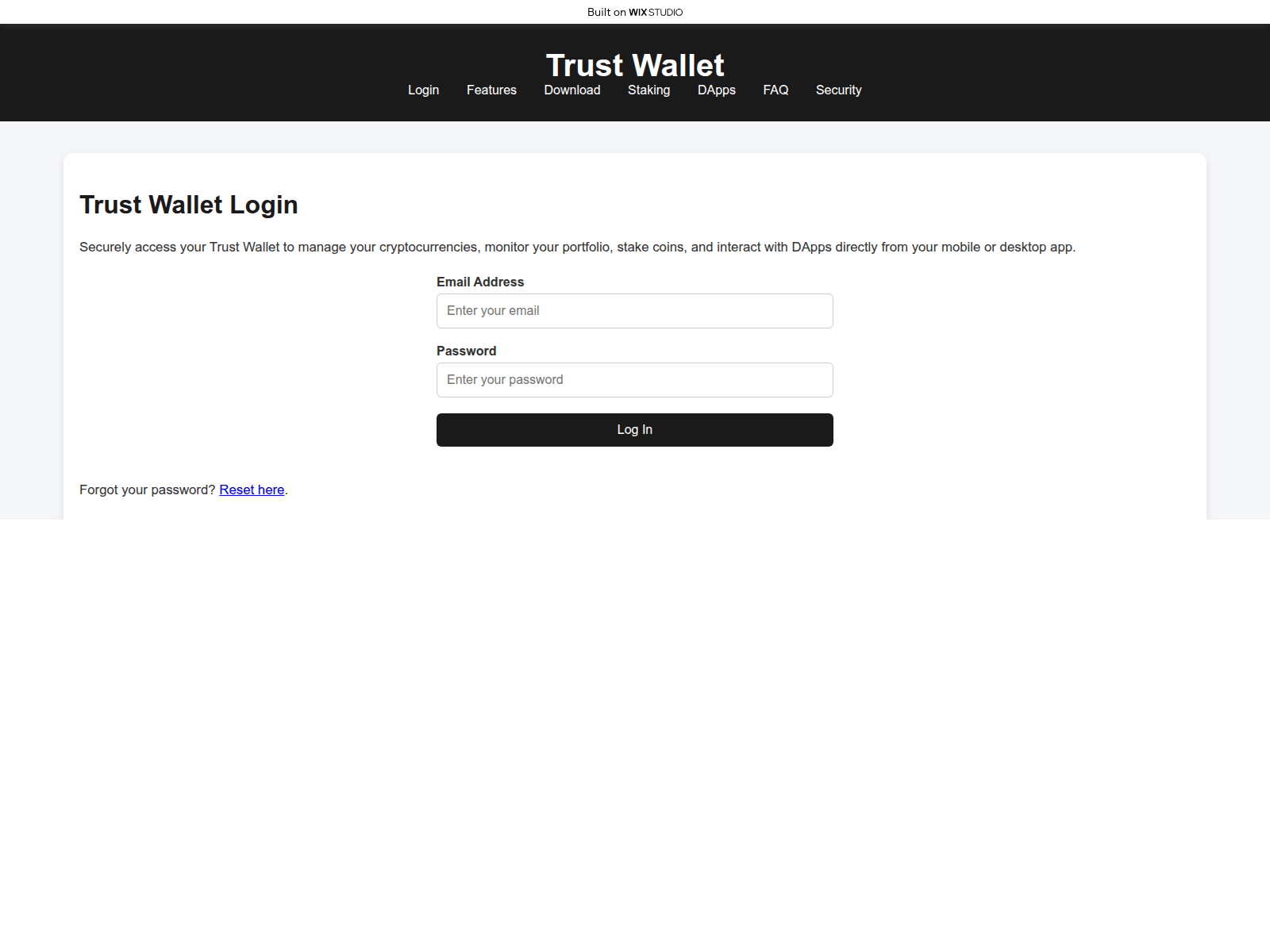 Screenshot of extenson-trust-us.wixstudio.com