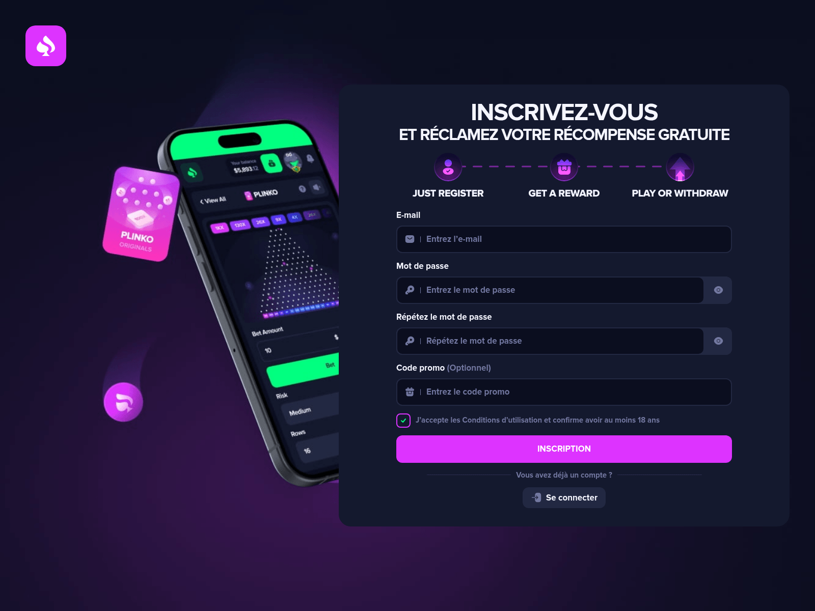 Screenshot of luckycrate.us
