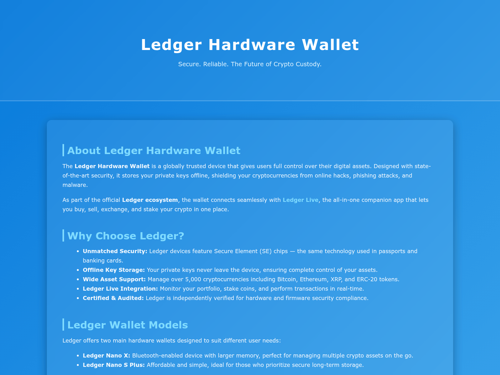 Screenshot of ledger-hardware-vallet-use.pages.dev