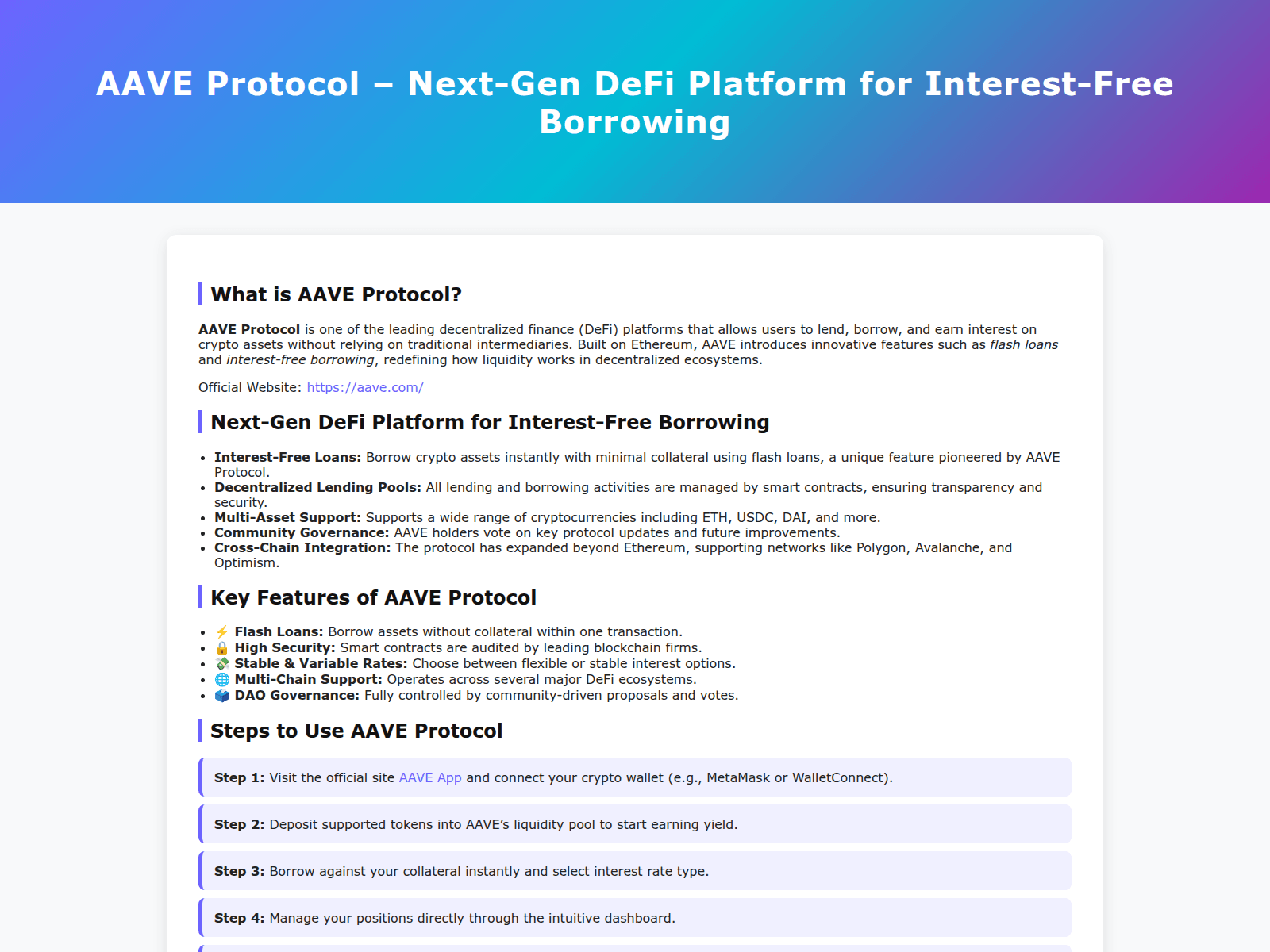 Screenshot of started-aave-protocol-en.pages.dev