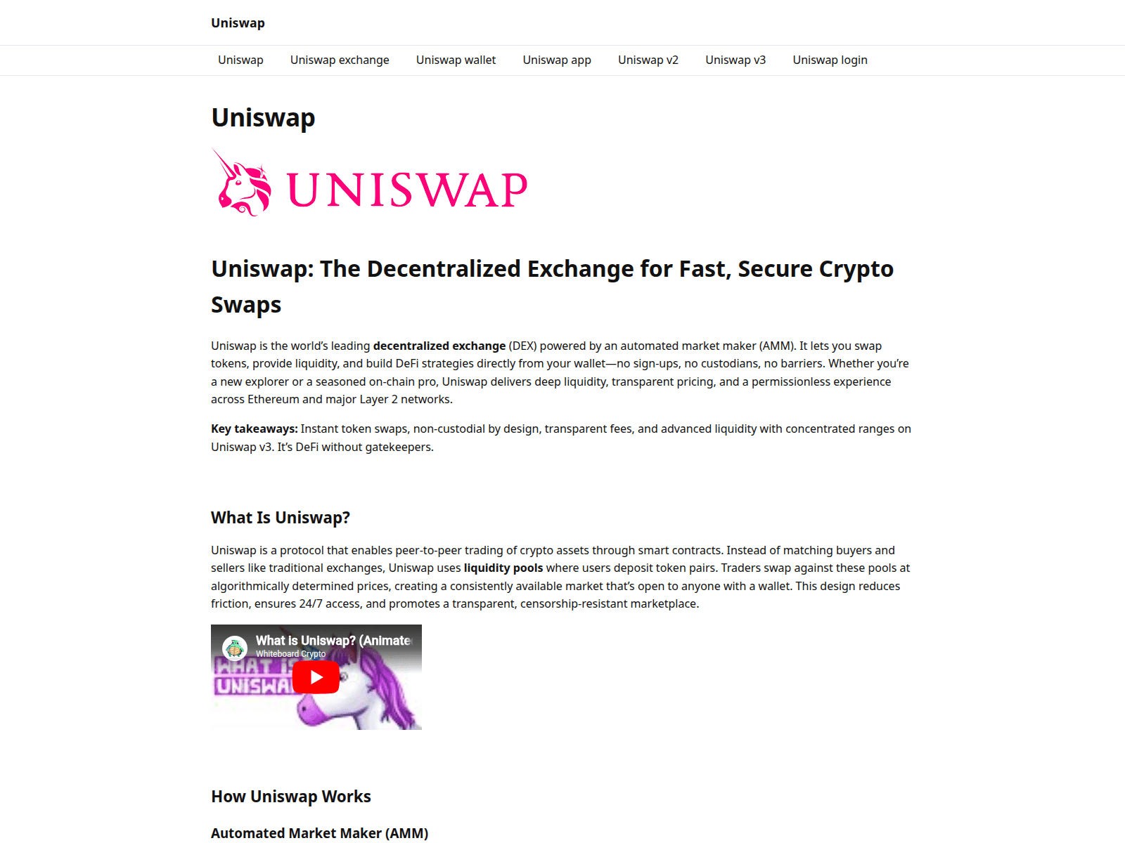 Screenshot of uniswapwnl.pages.dev